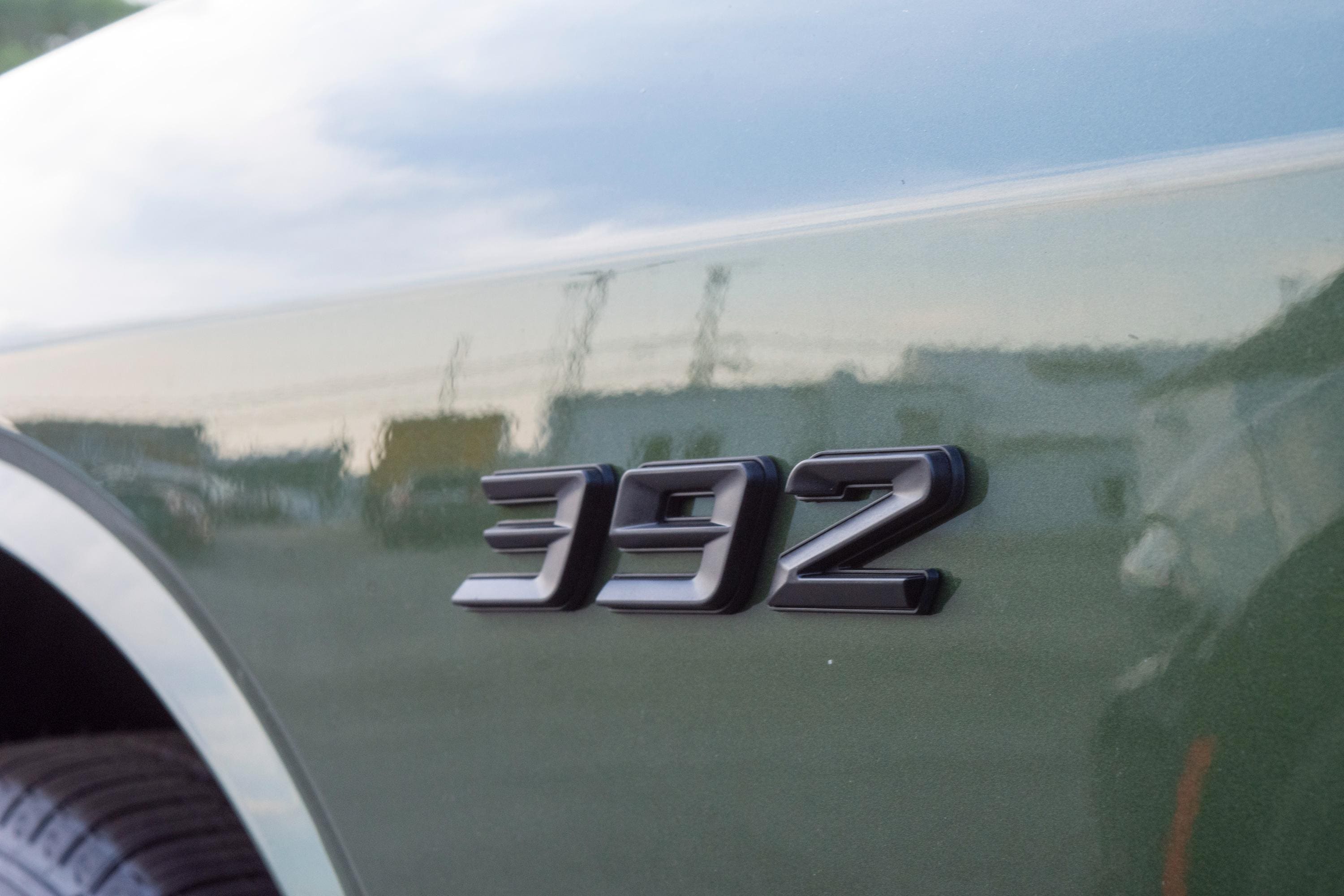 392 Matte Black Fender Badges  Emblem Angry Aggressive Car Badge | 2 BADGES | 345 3D Fender Badges