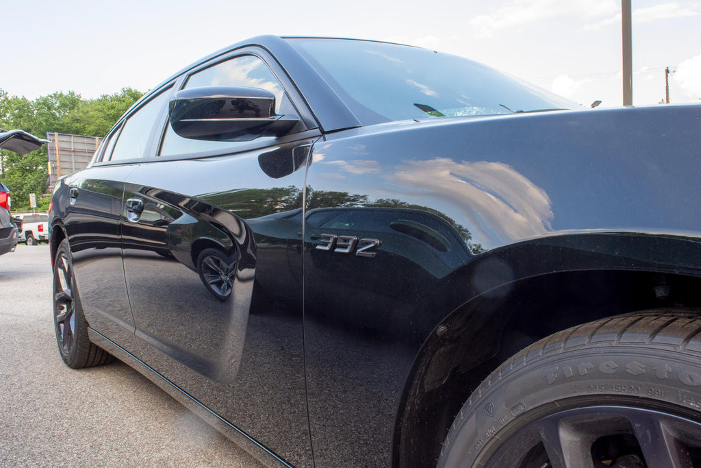 392 Matte Black Fender Badges  Emblem Angry Aggressive Car Badge | 2 BADGES | 345 3D Fender Badges