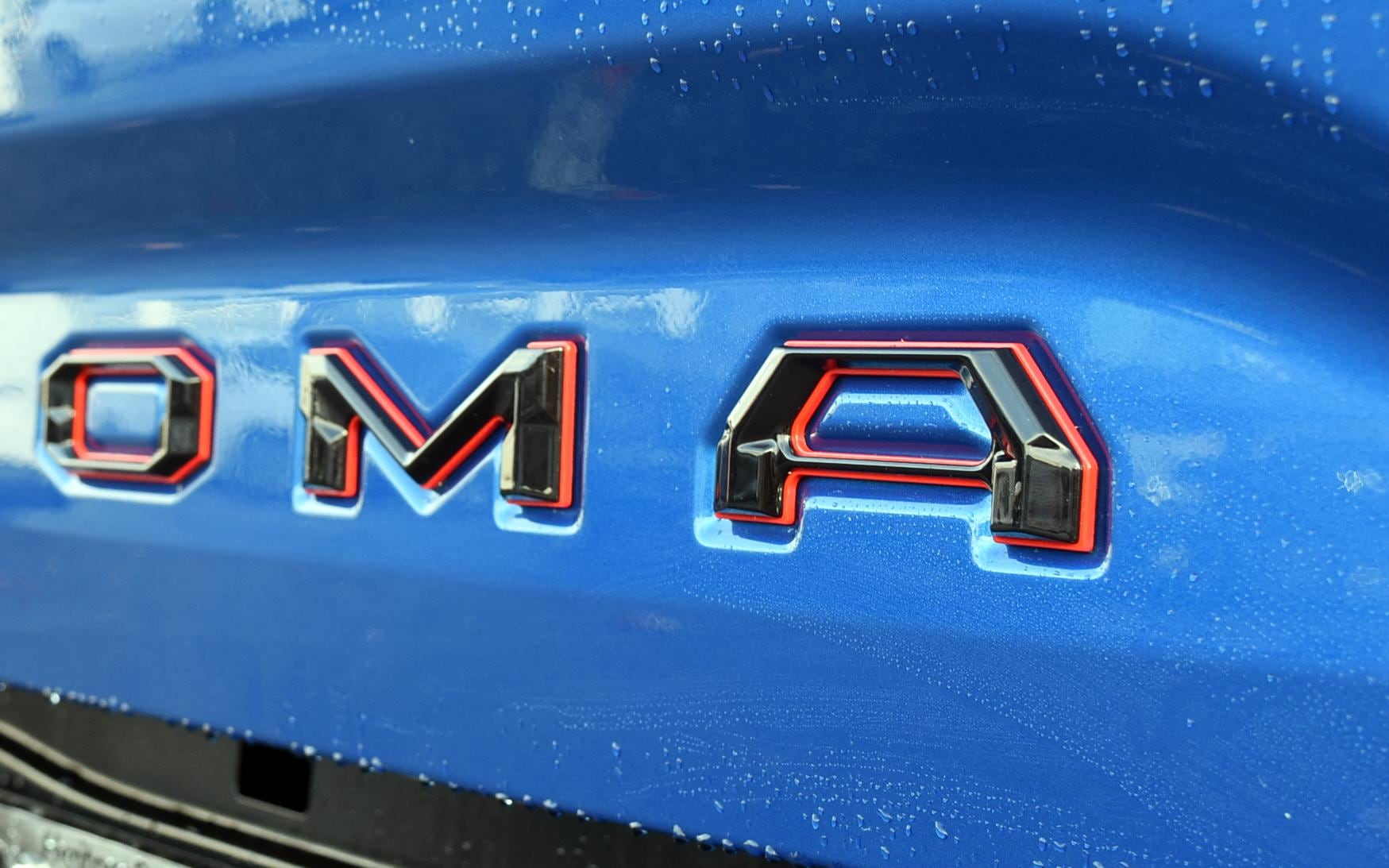 Black with Red Outline Raised Tailgate Letters Tailgate Letters Insert Plastic ABS Badge Fits 2016-2023 Toyota Tacoma 2024 and up Tacoma