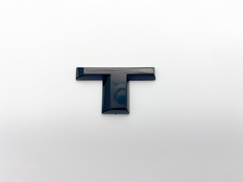 2PC Gloss black Door Rear TAHOE LT OVERLAY Emblems Letters 2021+ Chevrolet Tahoe