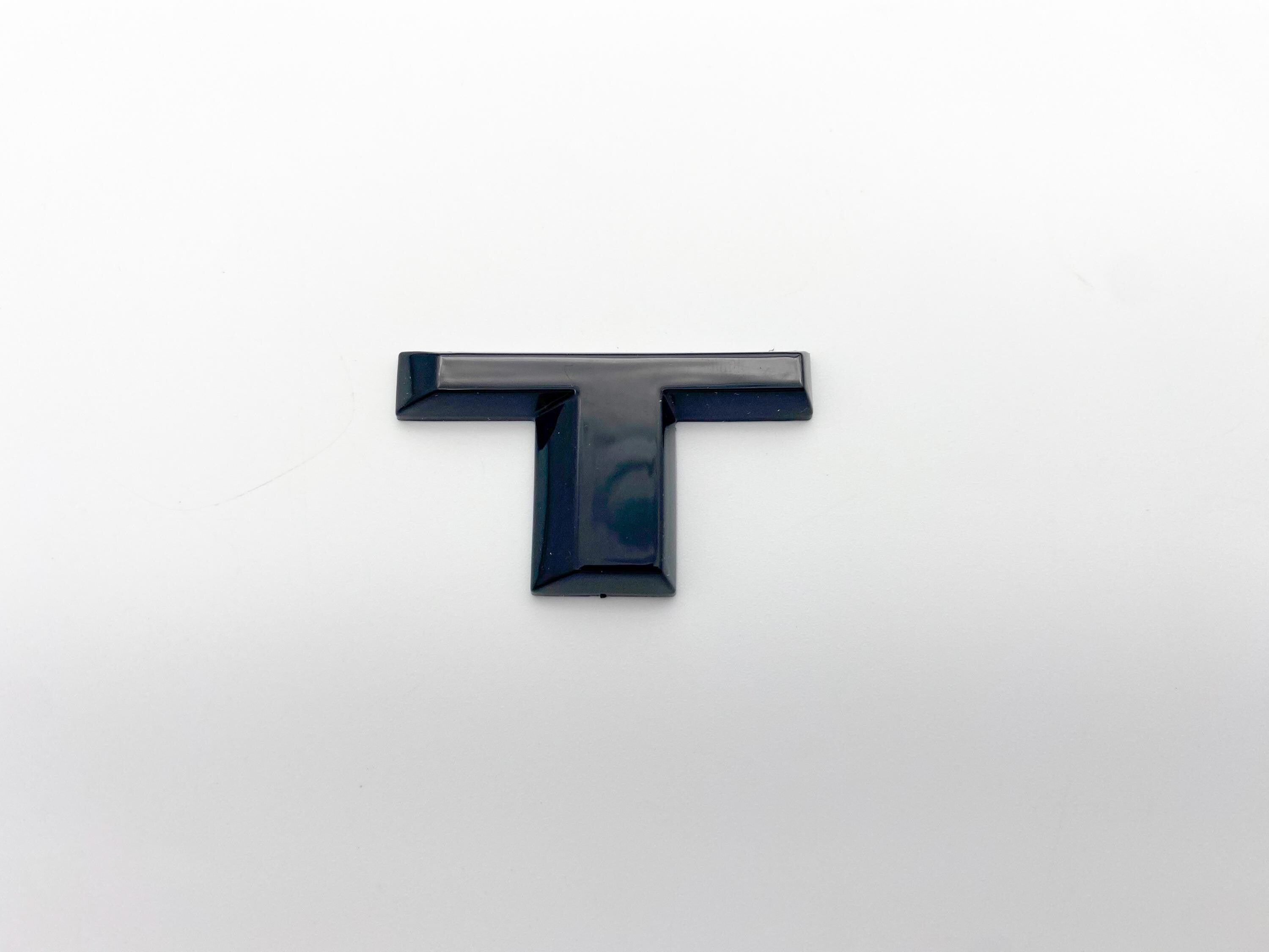 2PC Gloss black Door Rear TAHOE LT OVERLAY Emblems Letters 2021+ Chevrolet Tahoe