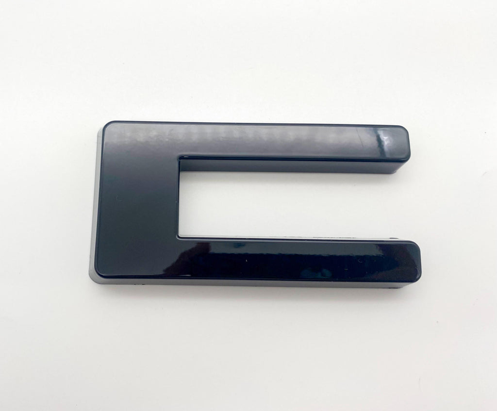 Black Overlay Letters Emblem for Front Grille Fits 2022-2025 Chevy Silverado Work Truck GF5 or Custom GF2 , Excludes LTZ High Country ZR2