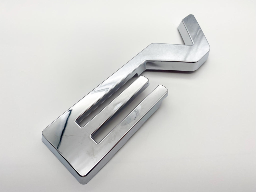 Chrome Overlay Letters Emblem for Front Grille Fits 2022-2025 Chevy Silverado Work Truck GF5 or Custom GF2 , Excludes LTZ High Country ZR2