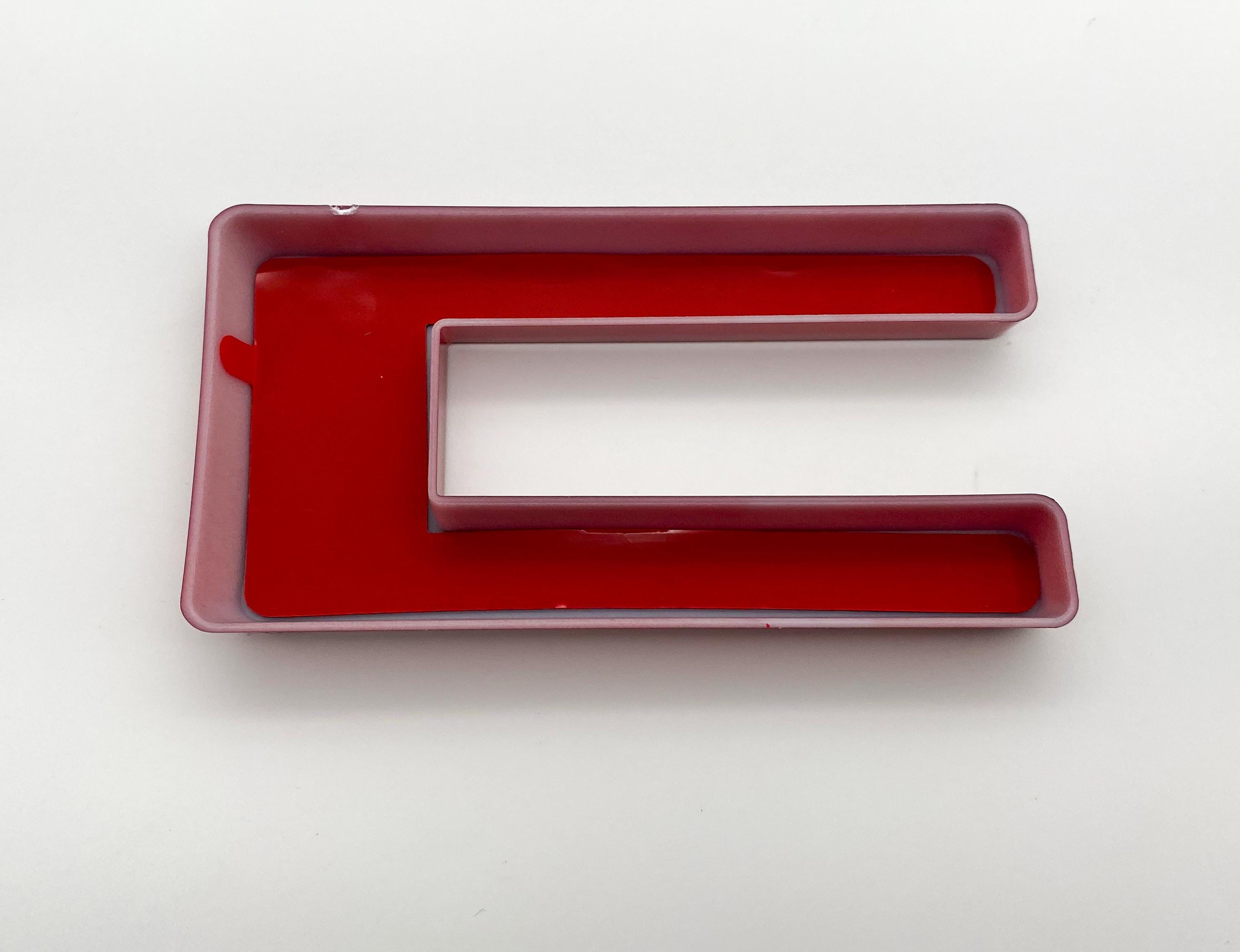 Cherry Red Tintcoat Overlay Letters Emblem for Front Grille Fits 2022-2025 Chevy Silverado Work Truck GF5 or Custom GF2