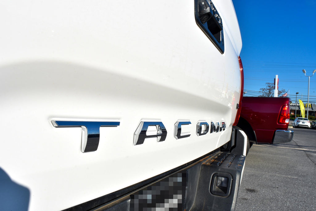 Chrome Raised Tailgate Insert Letters Tailgate Letters Insert Plastic ABS Badge Fits 2016-2023 Toyota Tacoma