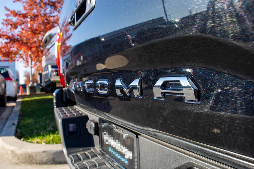 Chrome Raised Tailgate Insert Letters Tailgate Letters Insert Plastic ABS Badge Fits 2016-2023 Toyota Tacoma