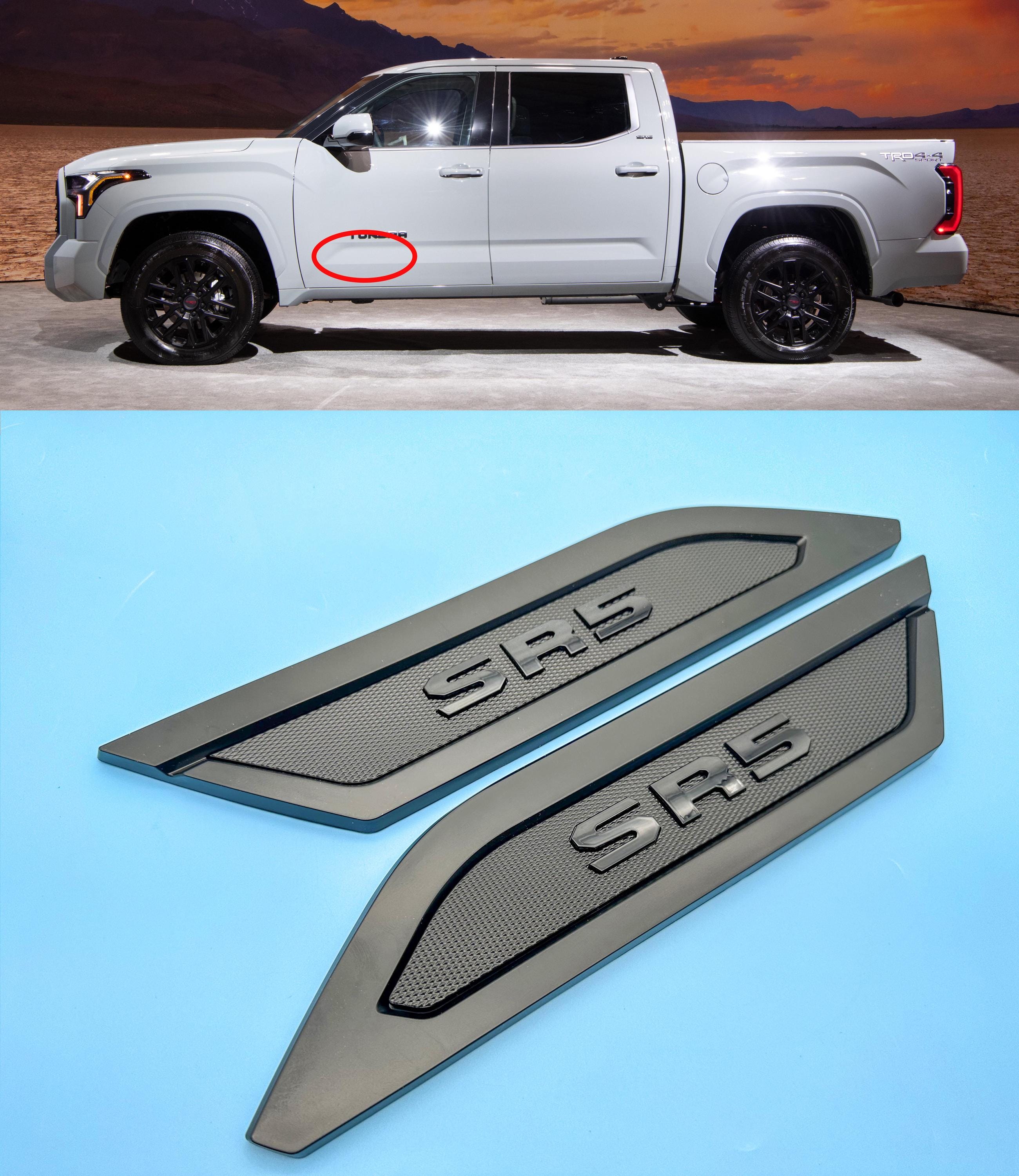 Matte Black Door Side Body Molding Trim For 2022-2025 Toyota Tundra SR5