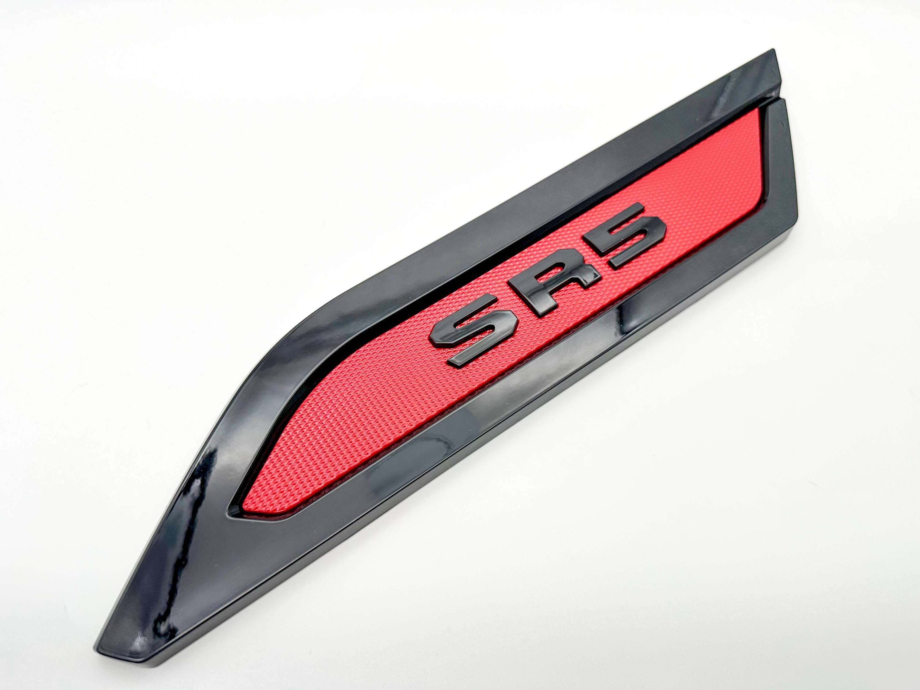 Red Black Door Side Body Molding Trim For 2022-2025 Toyota Tundra SR5