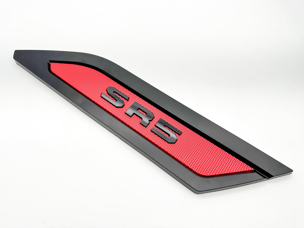 Red Black Door Side Body Molding Trim For 2022-2025 Toyota Tundra SR5