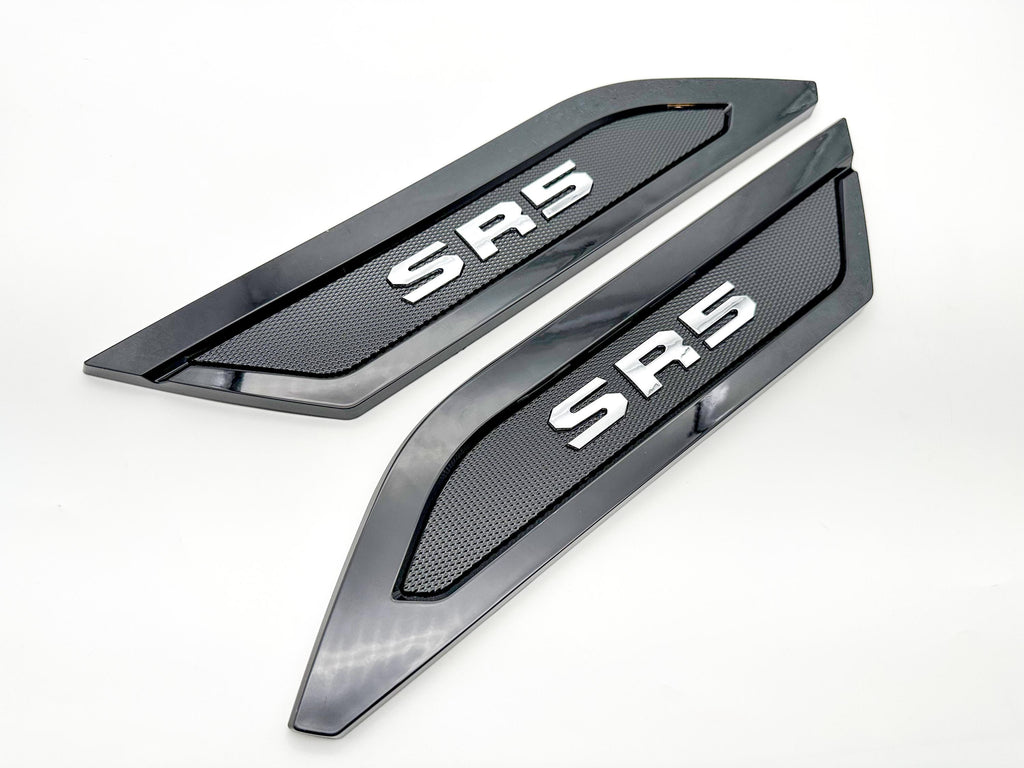 Gloss Black Door Side Body Molding Trim For 2022-2025 Toyota Tundra SR5