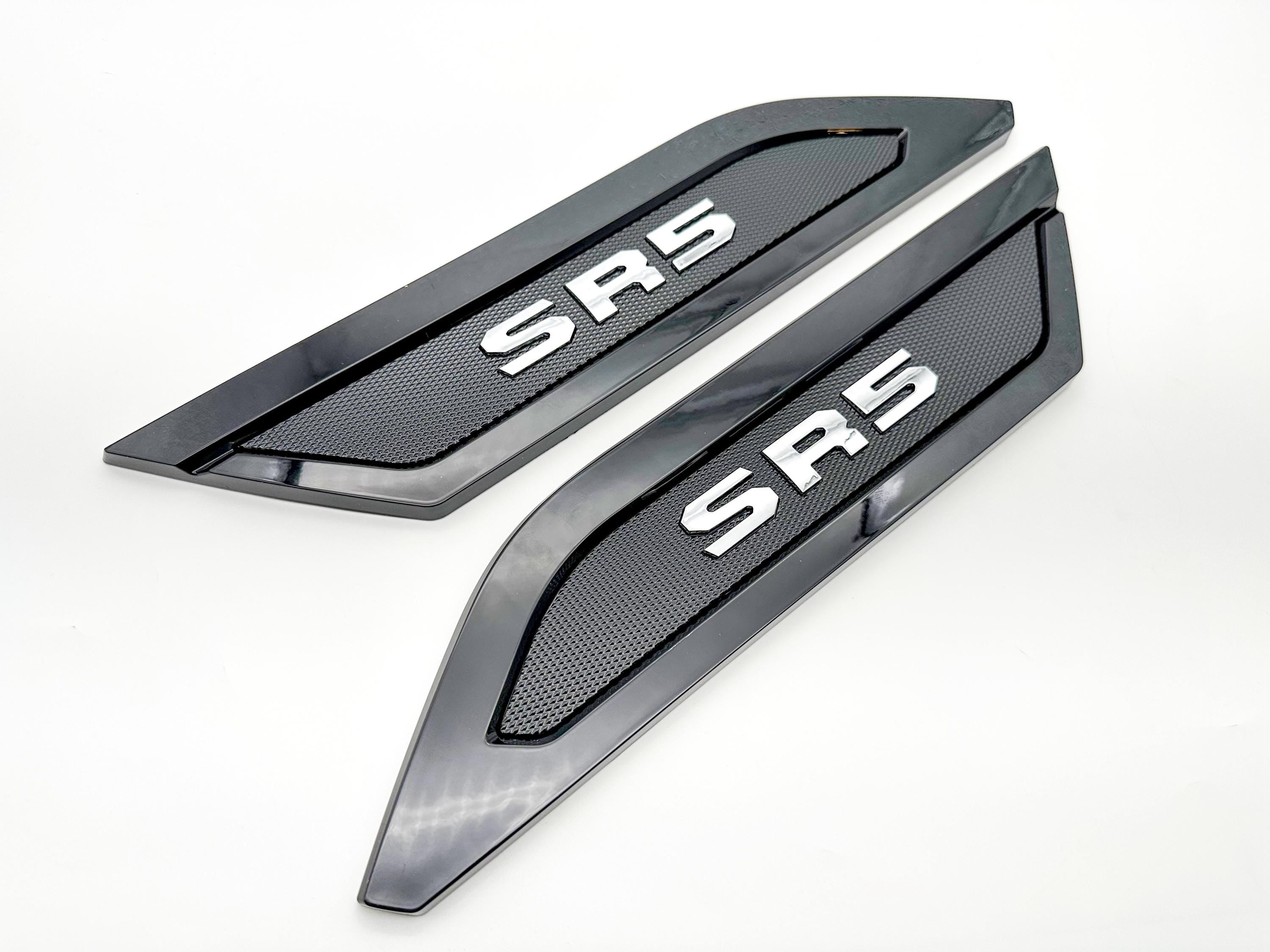 Gloss Black Door Side Body Molding Trim For 2022-2025 Toyota Tundra SR5