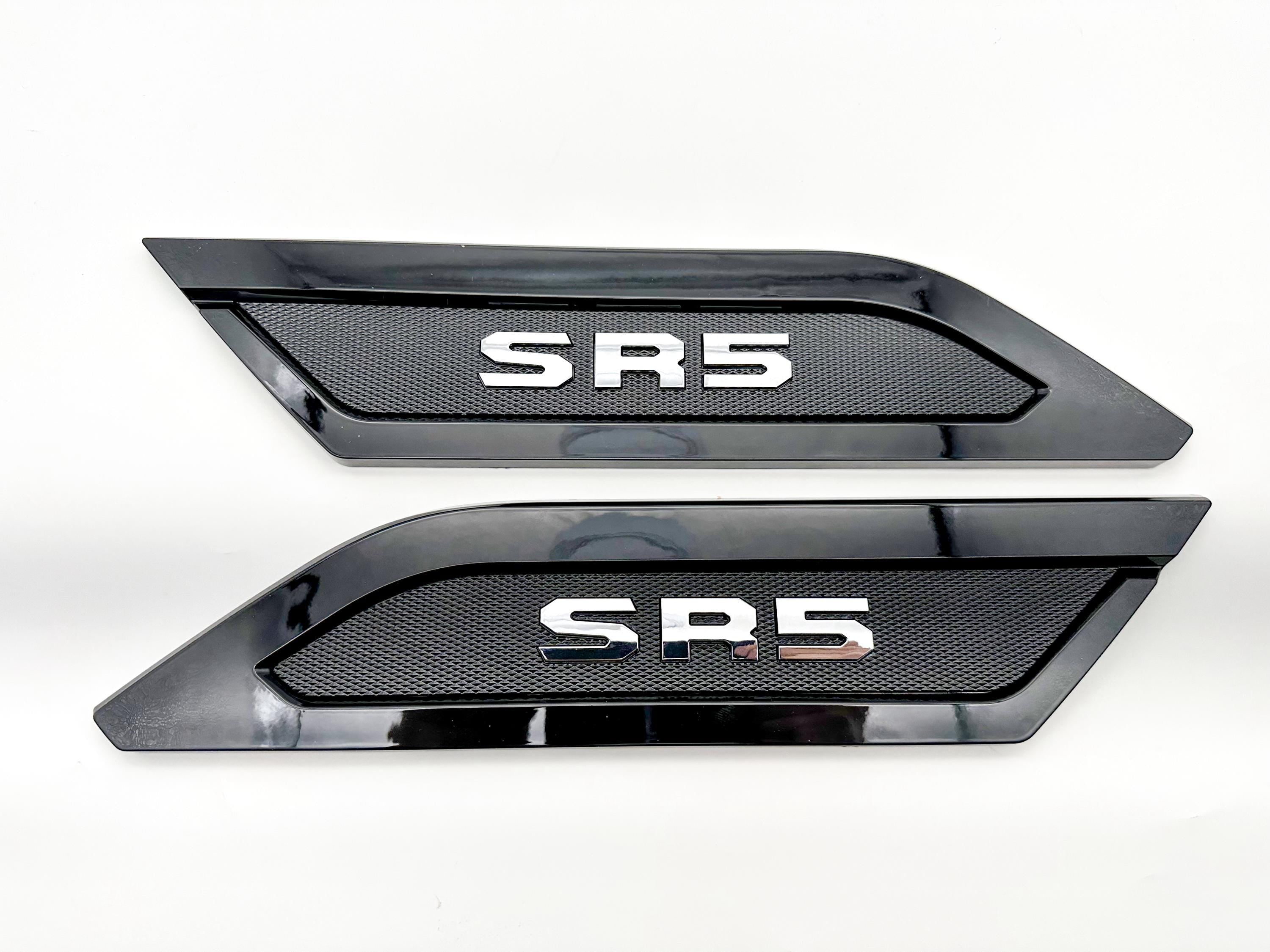 Gloss Black Door Side Body Molding Trim For 2022-2025 Toyota Tundra SR5