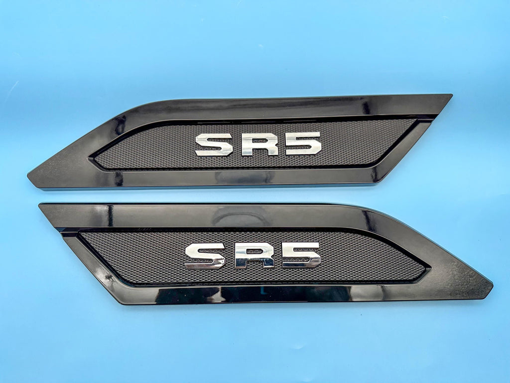 Gloss Black Door Side Body Molding Trim For 2022-2025 Toyota Tundra SR5