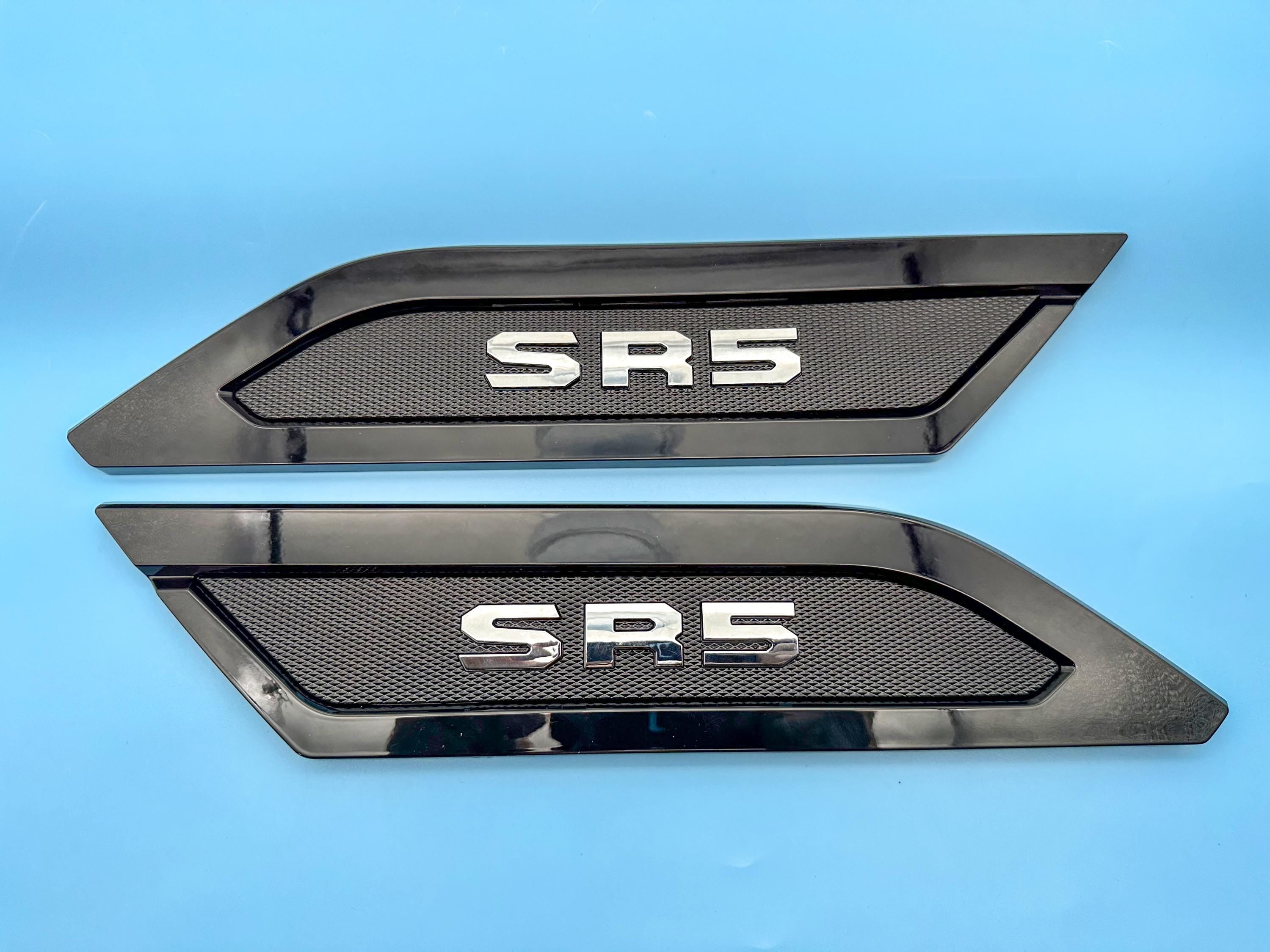 Gloss Black Door Side Body Molding Trim For 2022-2025 Toyota Tundra SR5