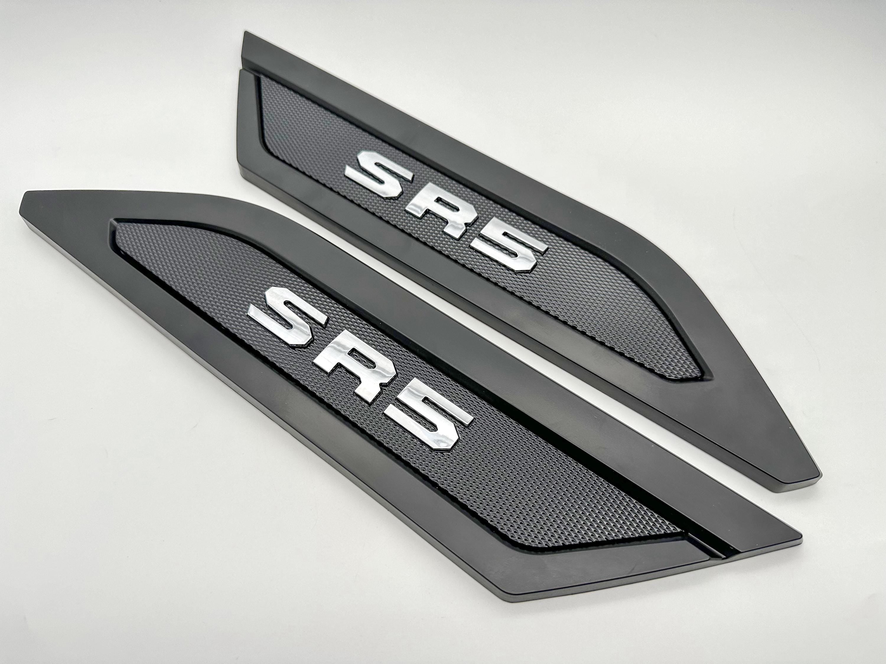 Gloss Black Door Side Body Molding Trim For 2022-2025 Toyota Tundra SR5