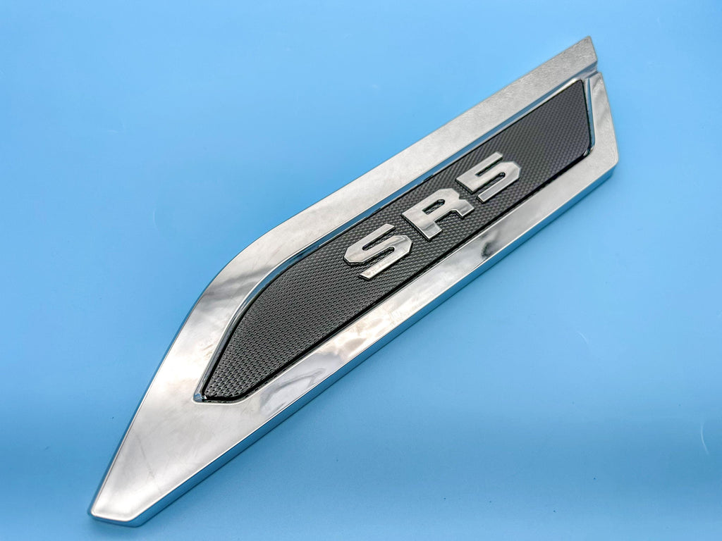 Chrome Black Door Side Body Molding Trim For 2022-2025 Toyota Tundra SR5