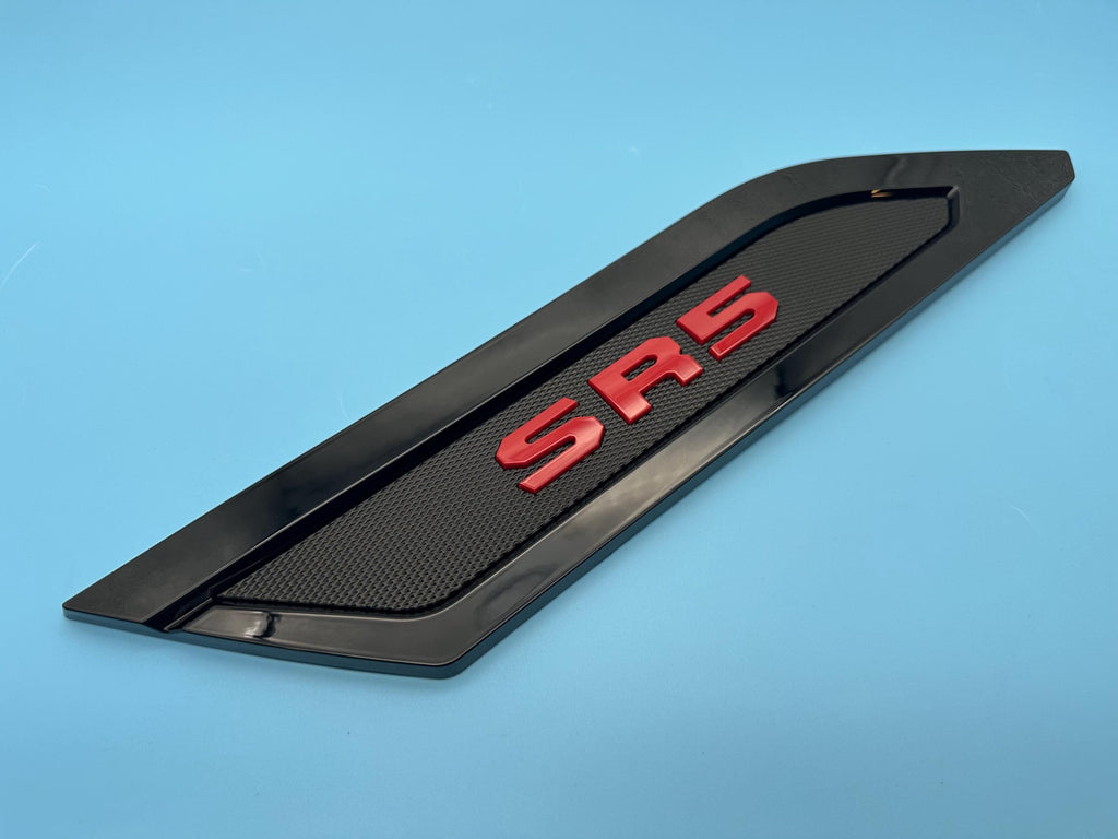 Chrome Black Door Side Body Molding Trim For 2022-2025 Toyota Tundra SR5