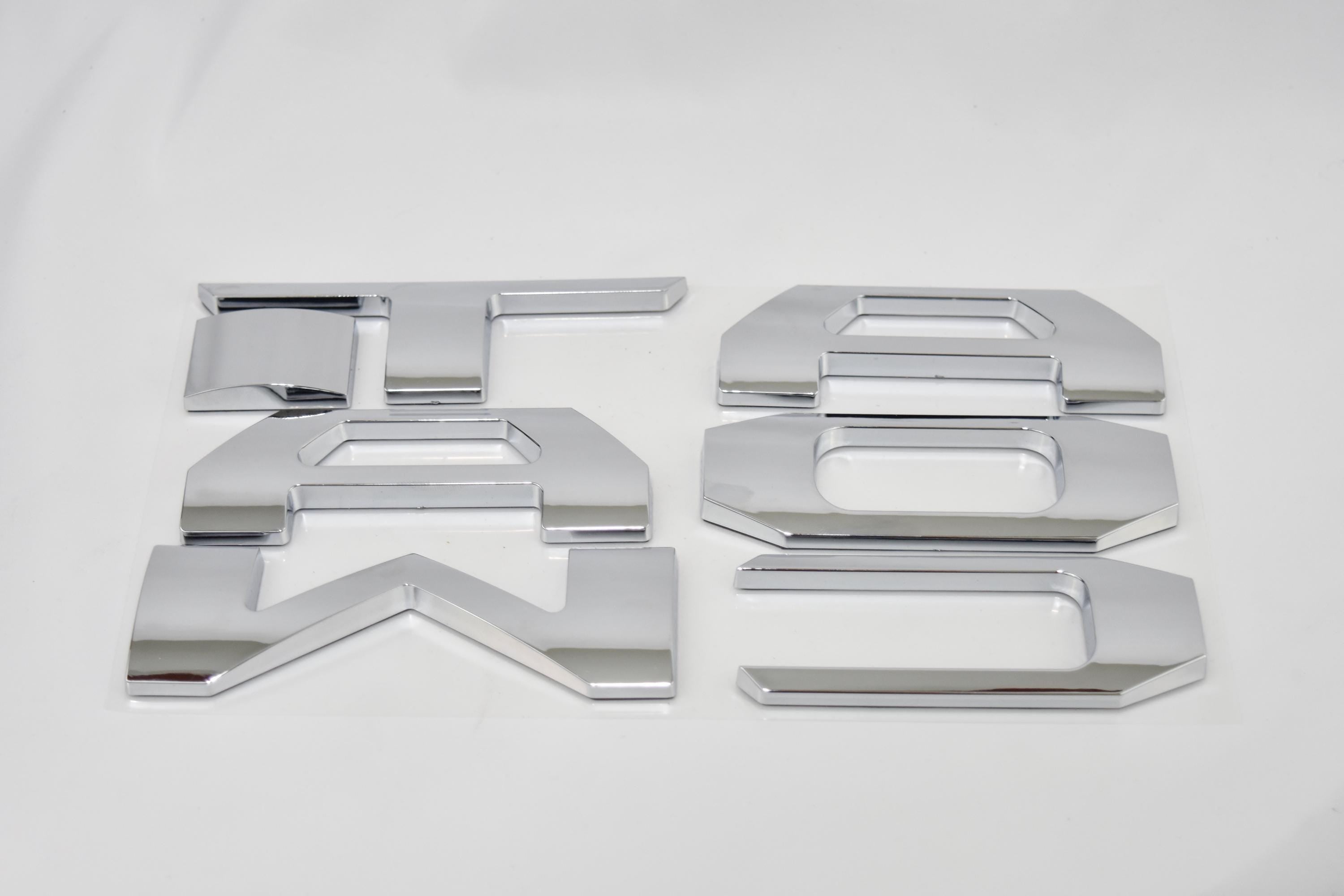 Chrome Raised Tailgate Insert Letters Tailgate Letters Insert Plastic ABS Badge Fits 2024-2025 Toyota Tacoma