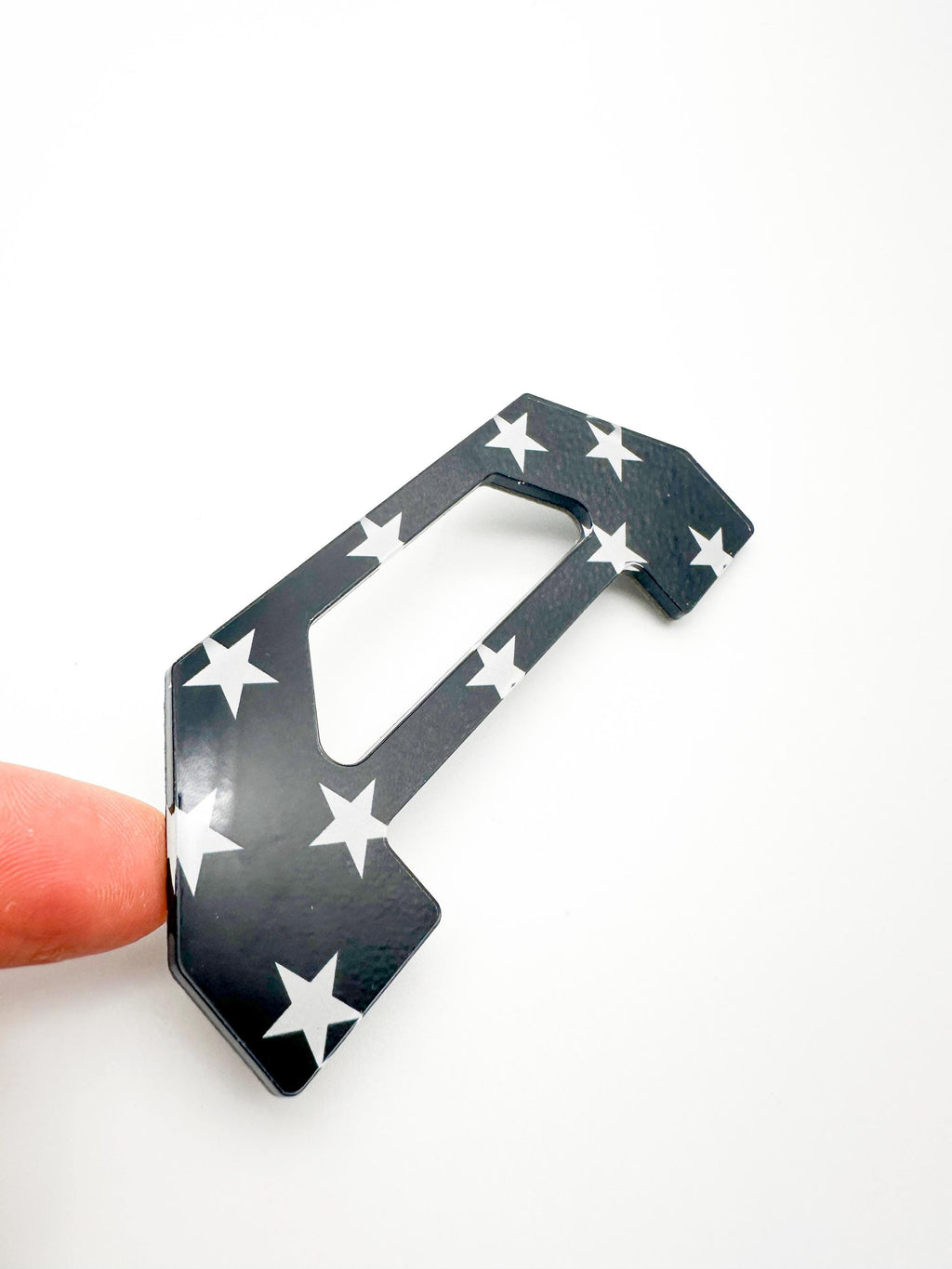 Black Flag Raised Tailgate Insert Letters Tailgate Letters Insert Plastic ABS Badge Fits 2024-2025 Toyota Tacoma