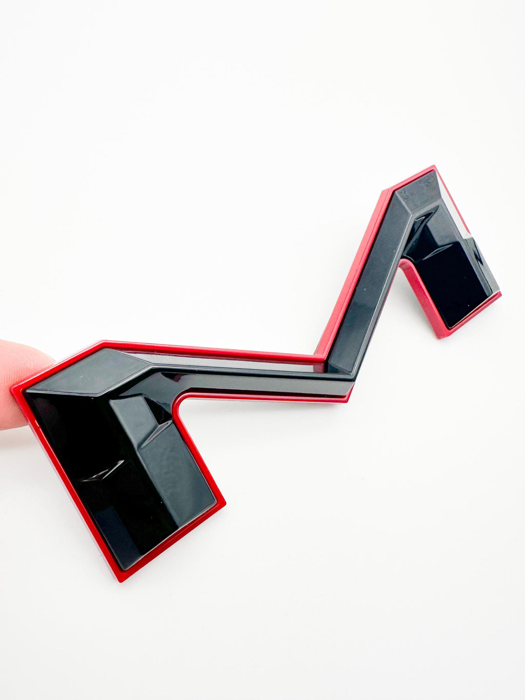 Black with red outline Raised Tailgate Insert Letters Tailgate Letters Insert Plastic ABS Badge Fits 2024-2025 Toyota Tacoma