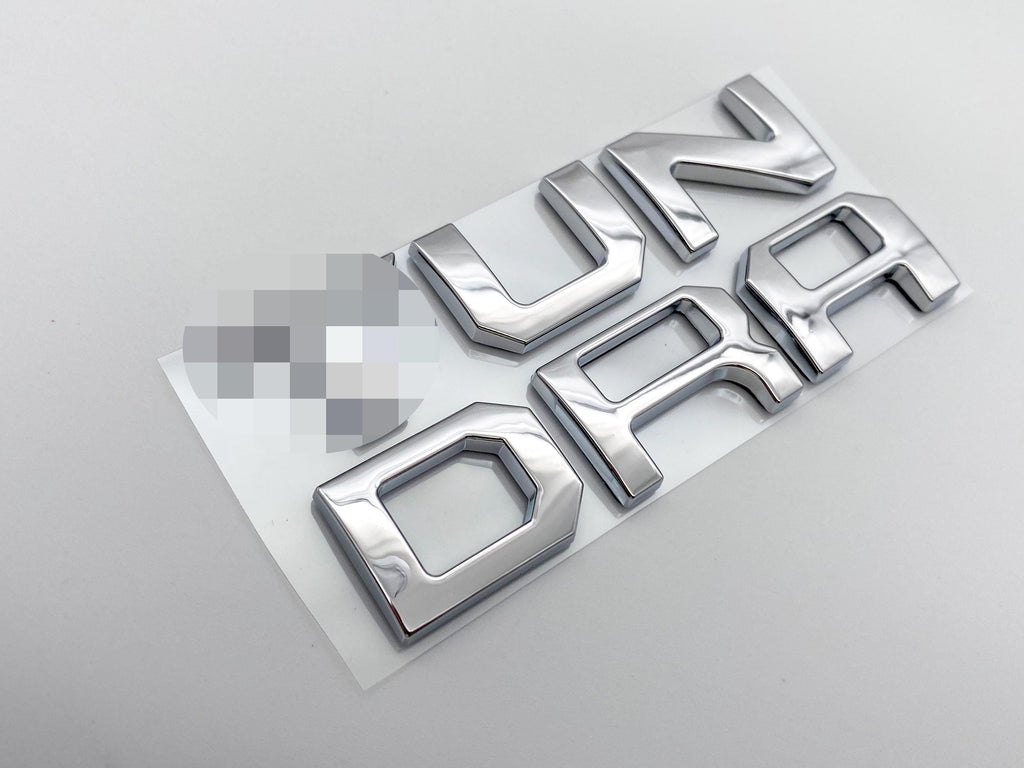 Chrome Premium 3D Dashboard glovebox glove box letters for 2022-2024 Tundra