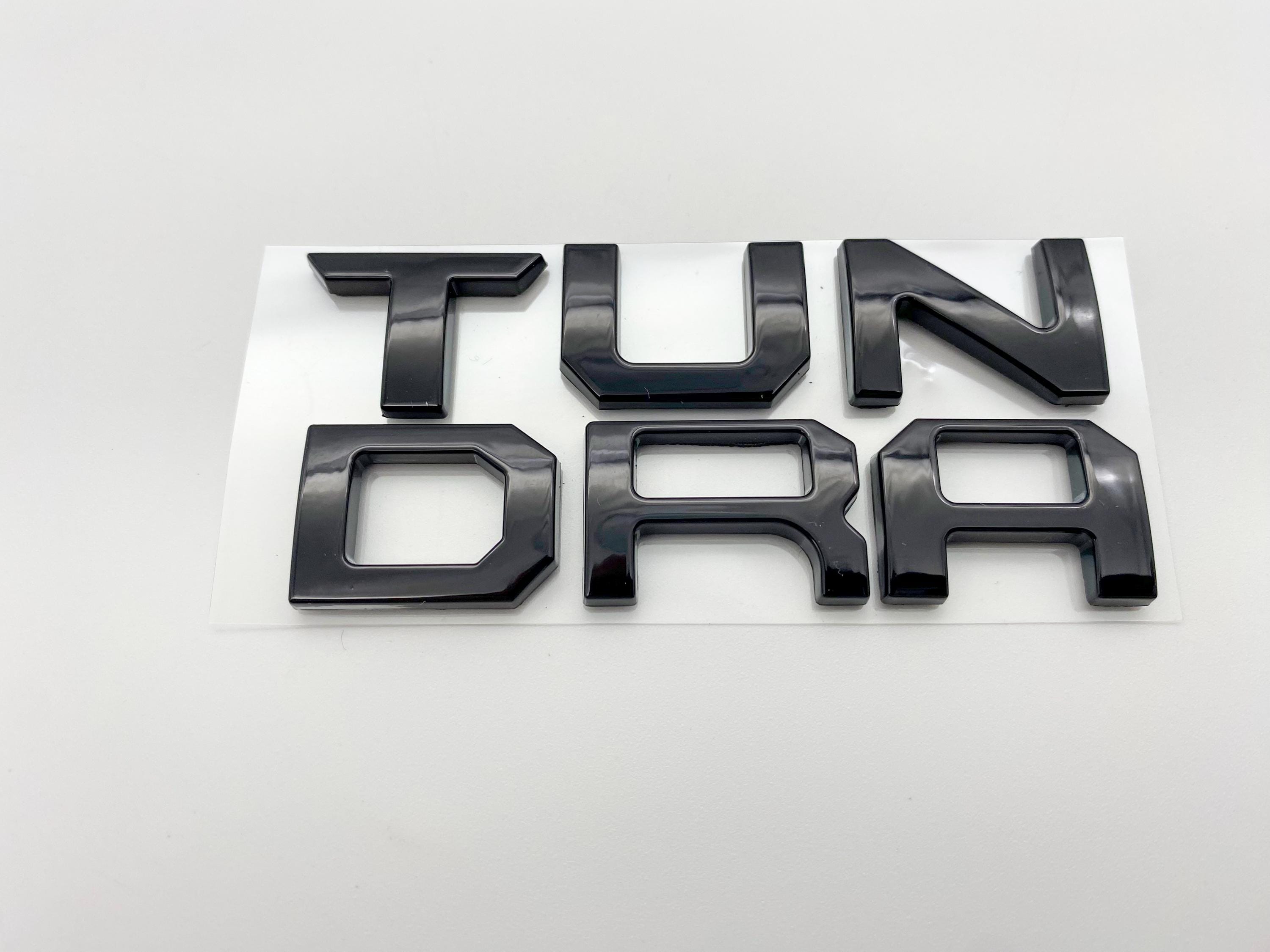 Gloss Black Premium 3D Dashboard glovebox glove box letters for 2022-2024 Tundra