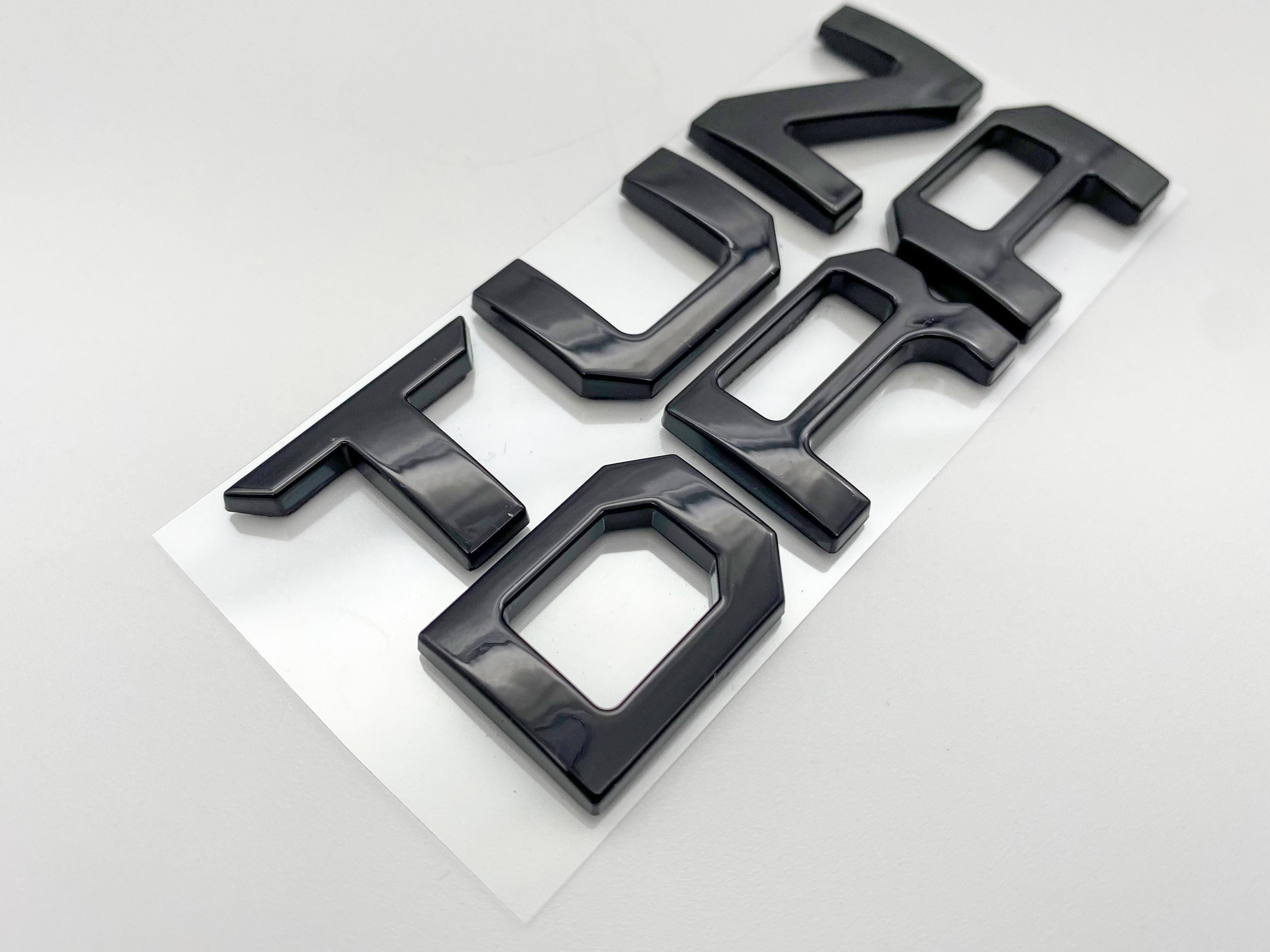 Gloss Black Premium 3D Dashboard glovebox glove box letters for 2022-2024 Tundra