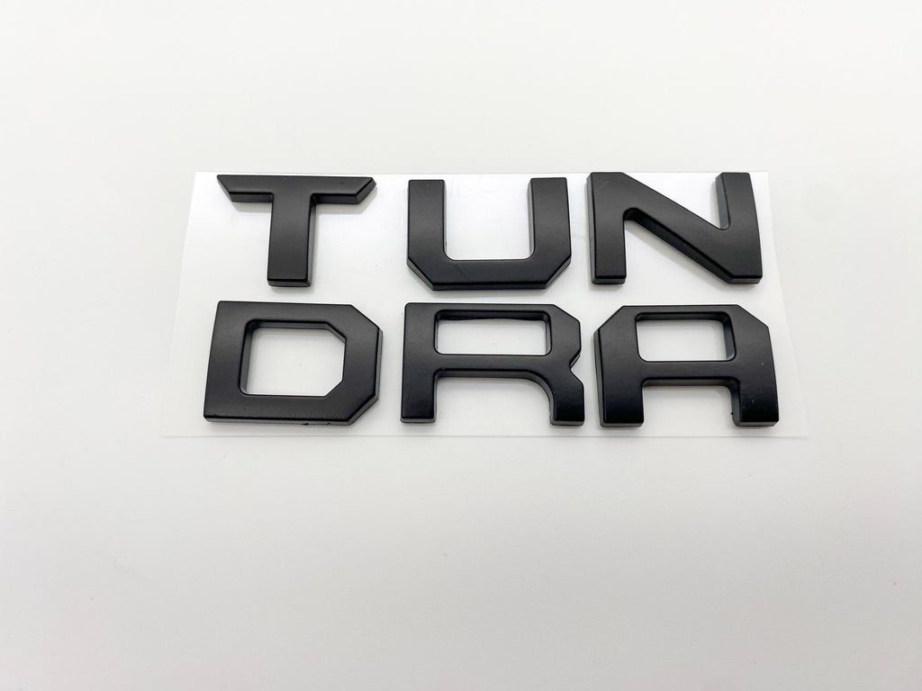 Matte Black Premium 3D Dashboard glovebox glove box letters for 2022-2024 Tundra