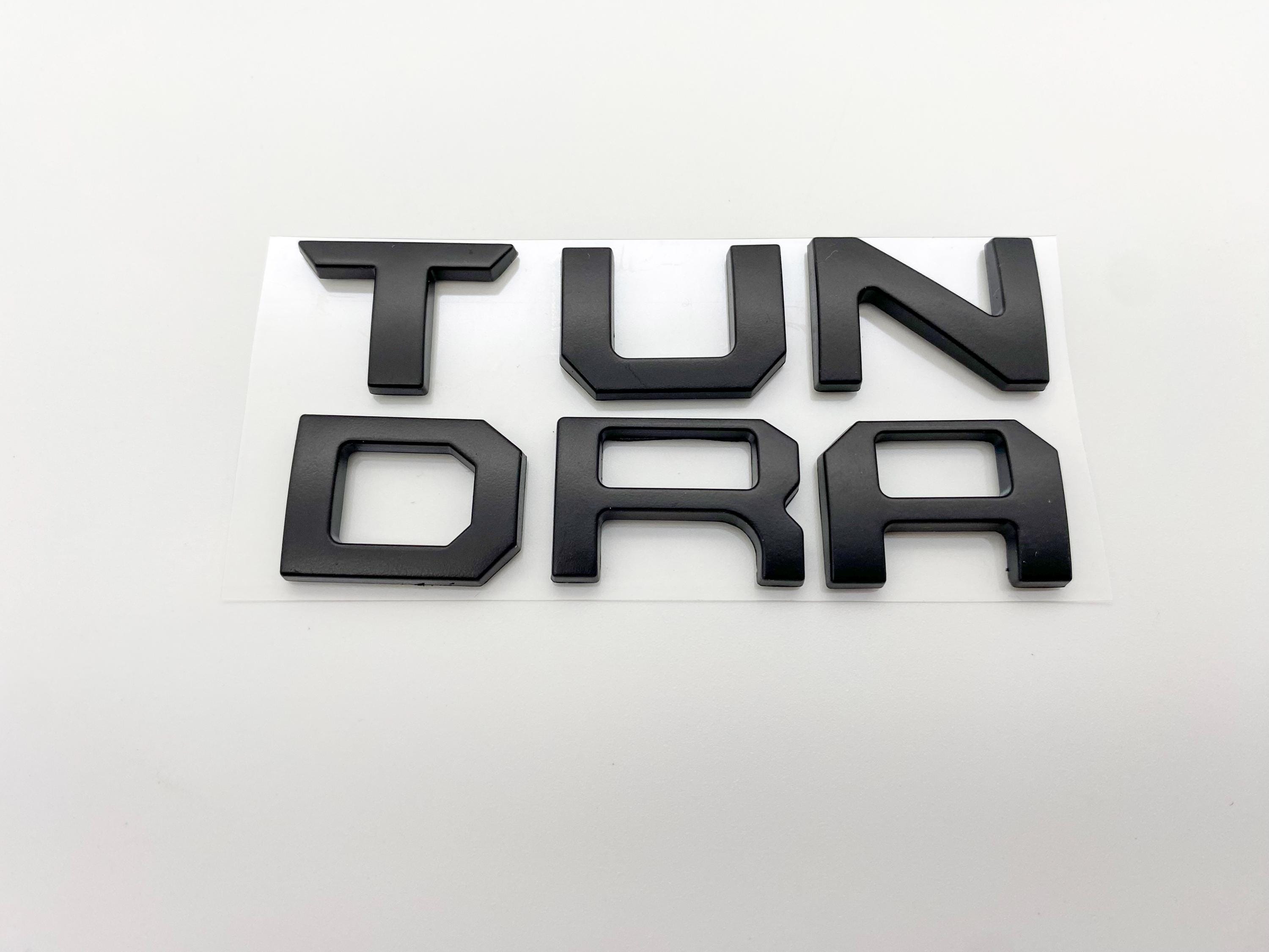 Matte Black Premium 3D Dashboard glovebox glove box letters for 2022-2024 Tundra