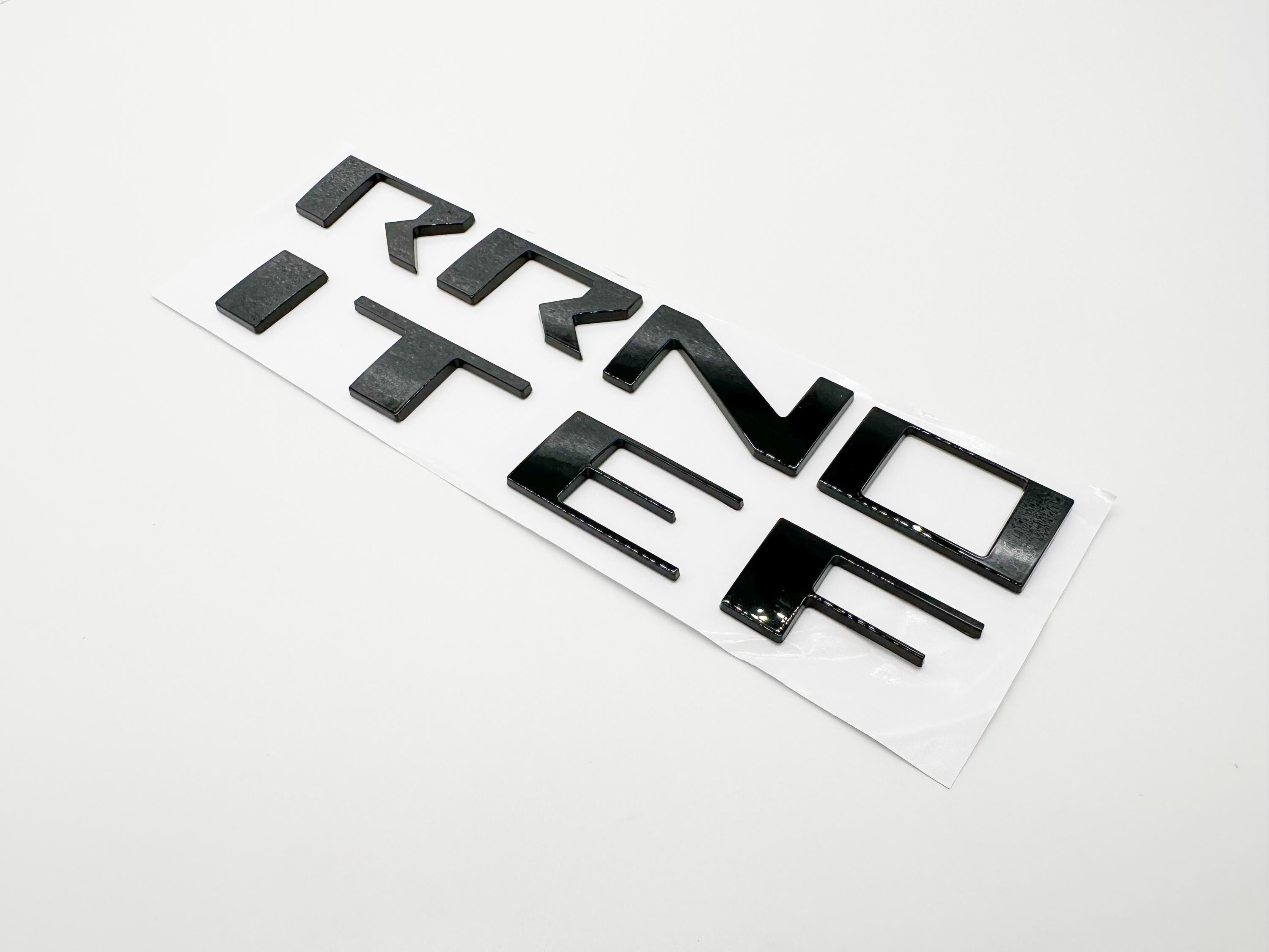 Gloss Black Raised Front Hood Decals Stickers Insert Letters Compatible with 2022-2025 Nissan Frontier