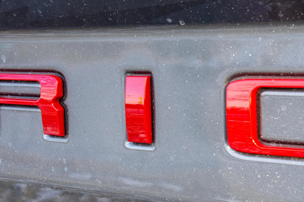 0.3in Raised Badges Fits 2022-2025 Ford Maverick Tailgate Letters ABS Plastic Insert Decals - Durable Raised Badge Kit