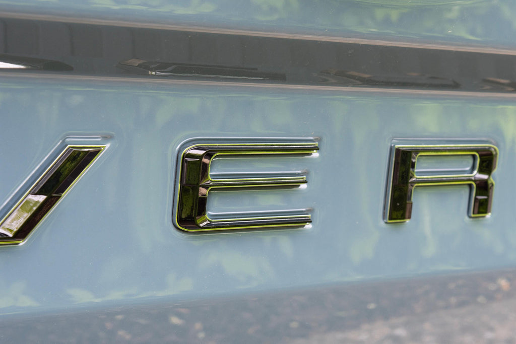 Black on Chrome Fits 2022-2025 Ford Maverick Tailgate Letters ABS Plastic Insert Decals - Durable Raised Badge Kit