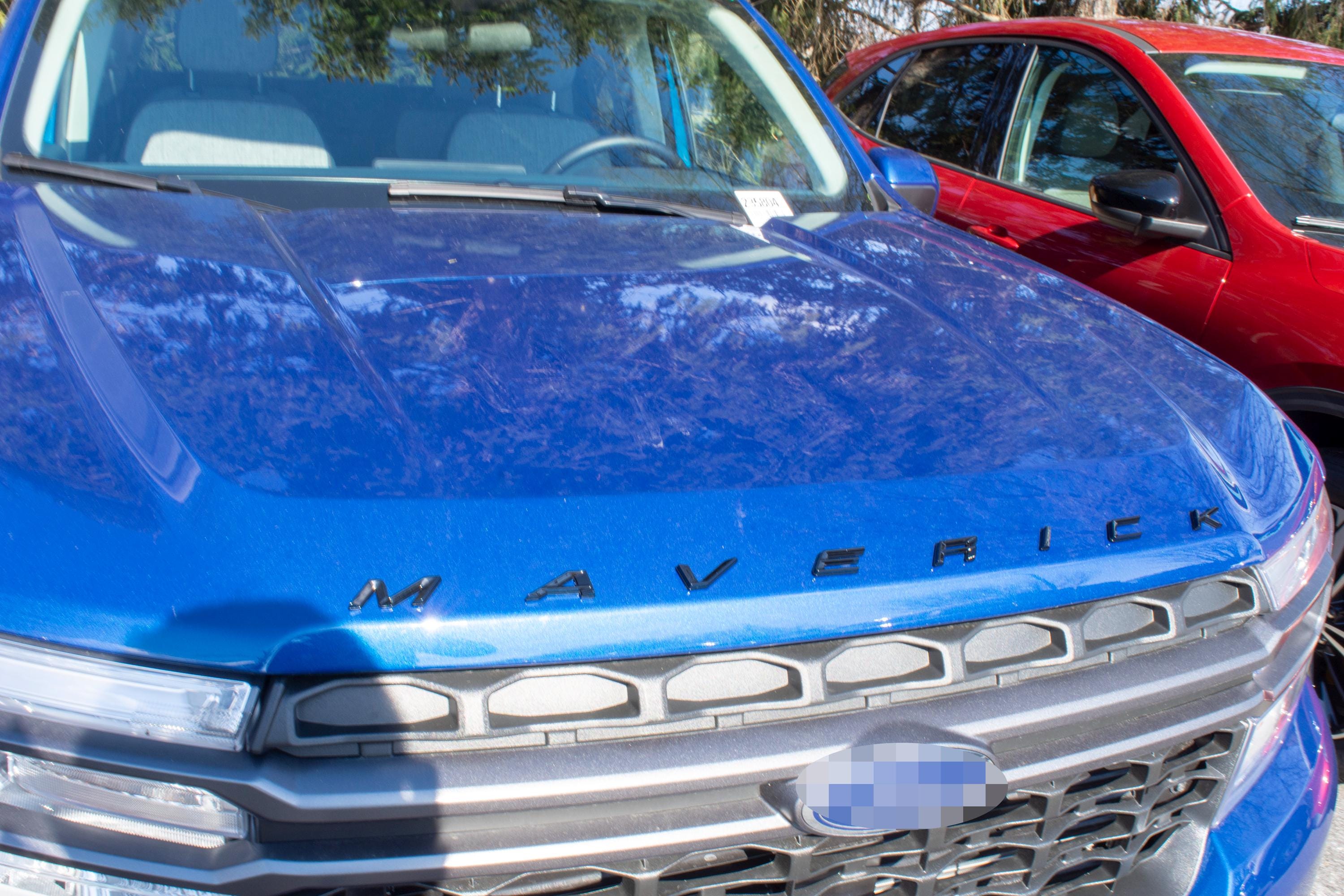 Gloss Black Hood letters Fits Ford Maverick Hood ABS Decals Made With Premium Plastic 2022-2024 Maverick Decals Insert Letters Sticker