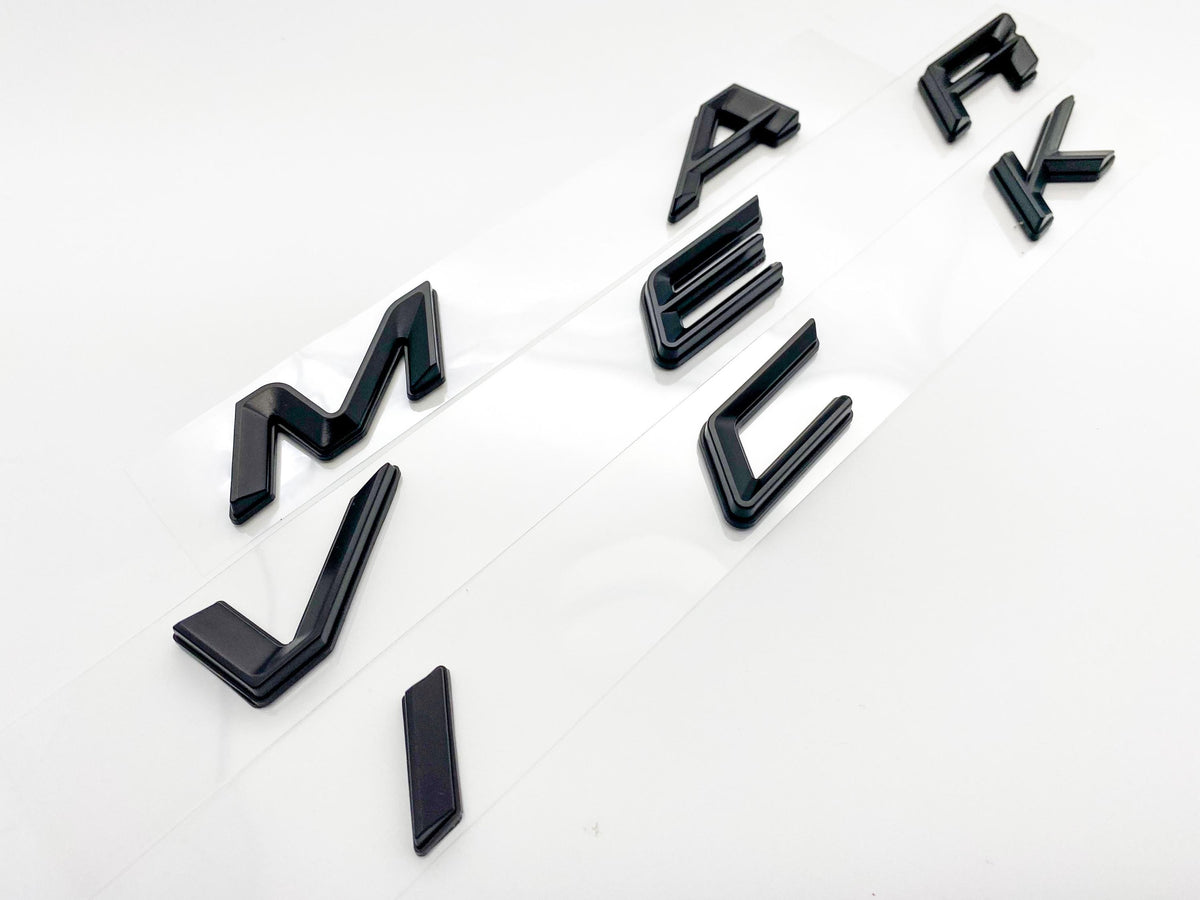 Matte Black Hood letters Fits Ford Maverick Hood ABS Decals Made With Premium Plastic 2022-2024 Maverick Decals Insert Letters Sticker