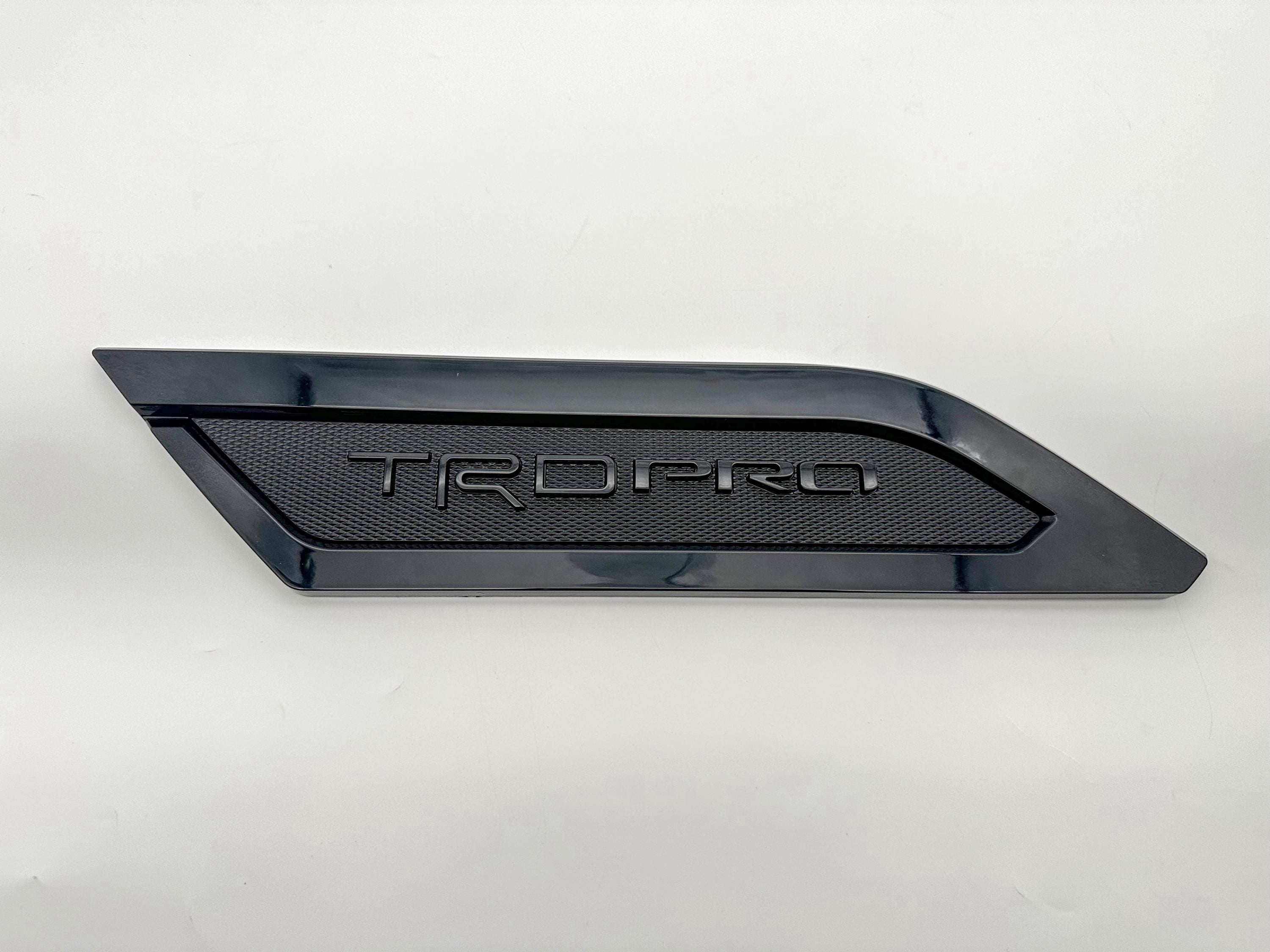 Gloss Black Door Side Body Molding Trim For 2022-2025 Toyota Tundra TRD PRO