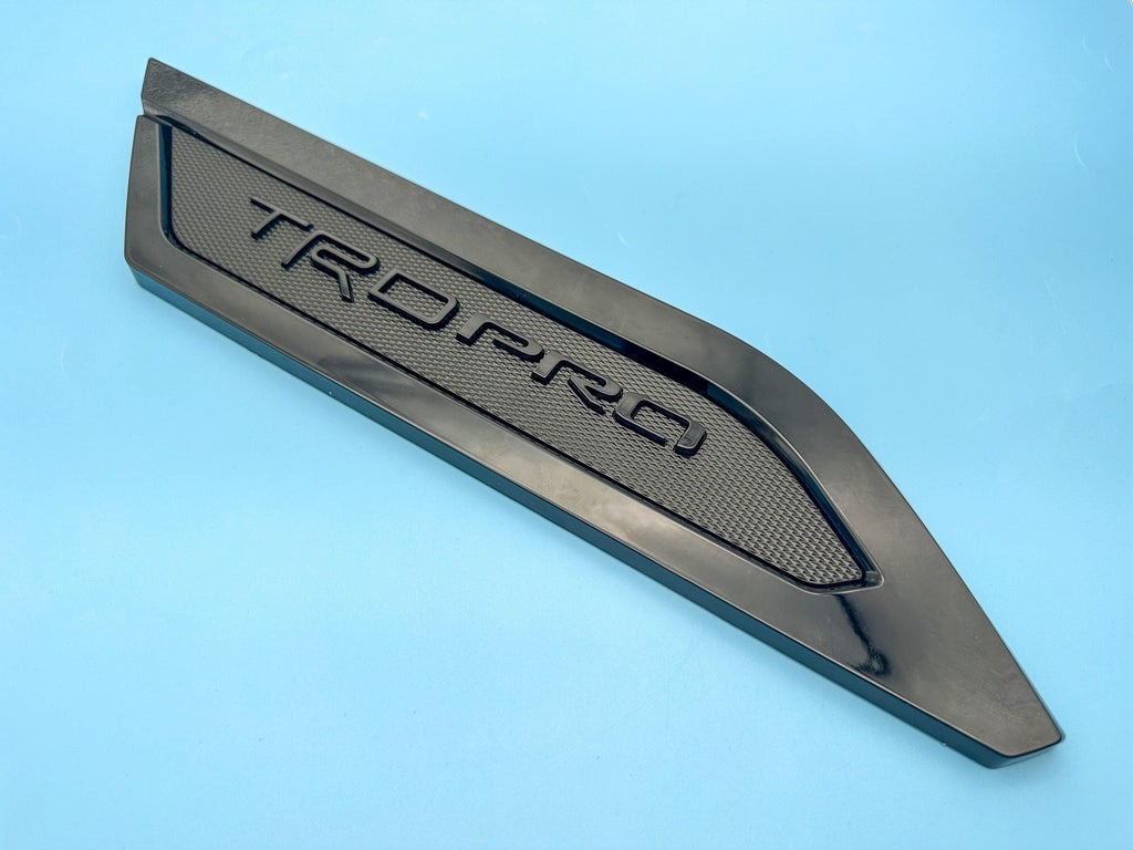 Gloss Black Door Side Body Molding Trim For 2022-2025 Toyota Tundra TRD PRO