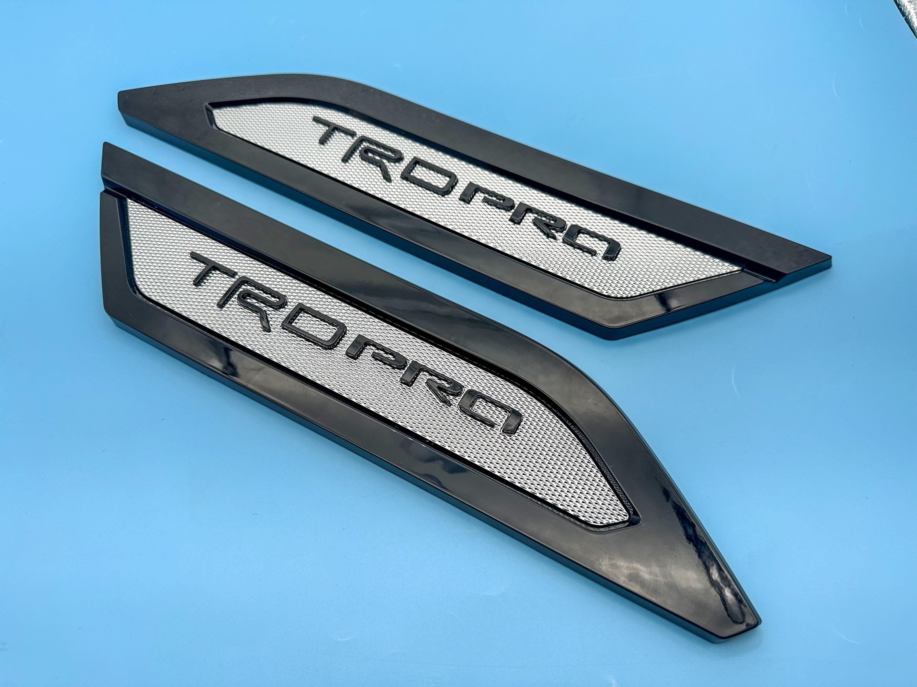 Chrome Black Door Side Body Molding Trim For 2022-2025 Toyota Tundra TRD PRO