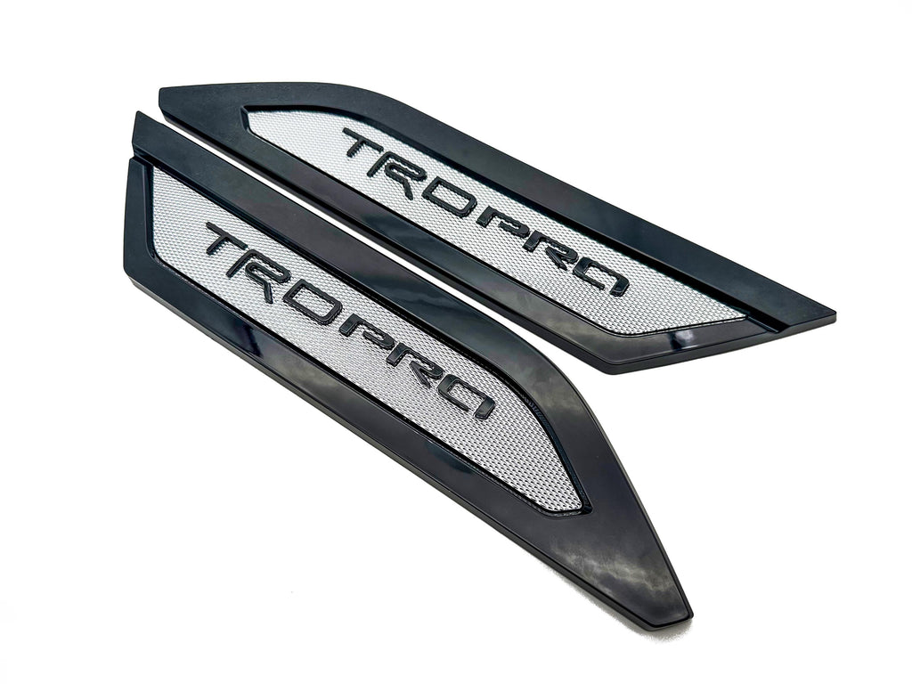 Chrome Black Door Side Body Molding Trim For 2022-2025 Toyota Tundra TRD PRO