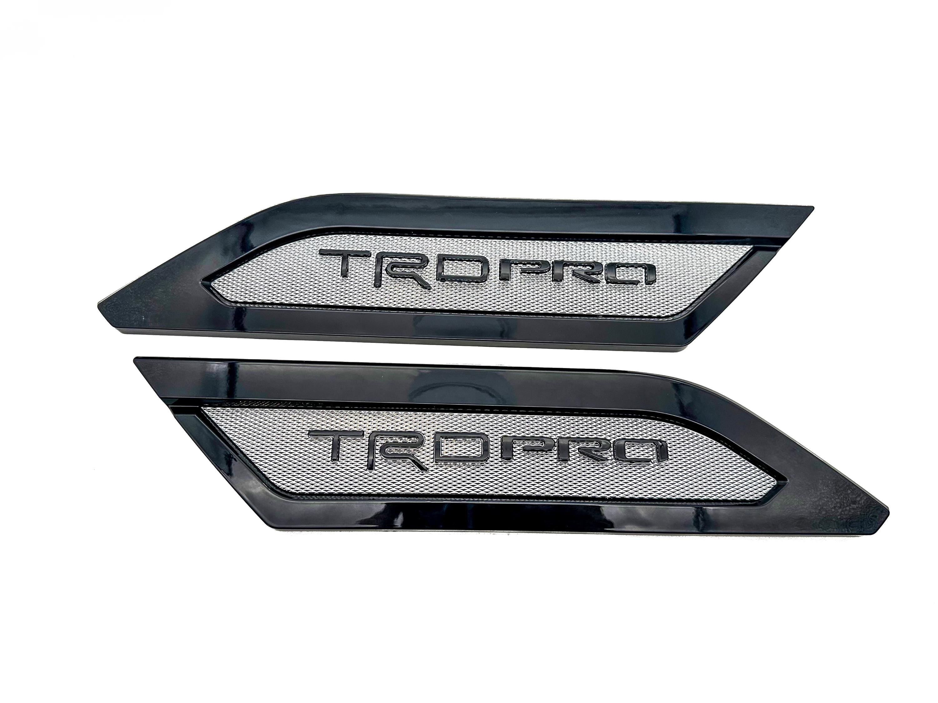 Chrome Black Door Side Body Molding Trim For 2022-2025 Toyota Tundra TRD PRO