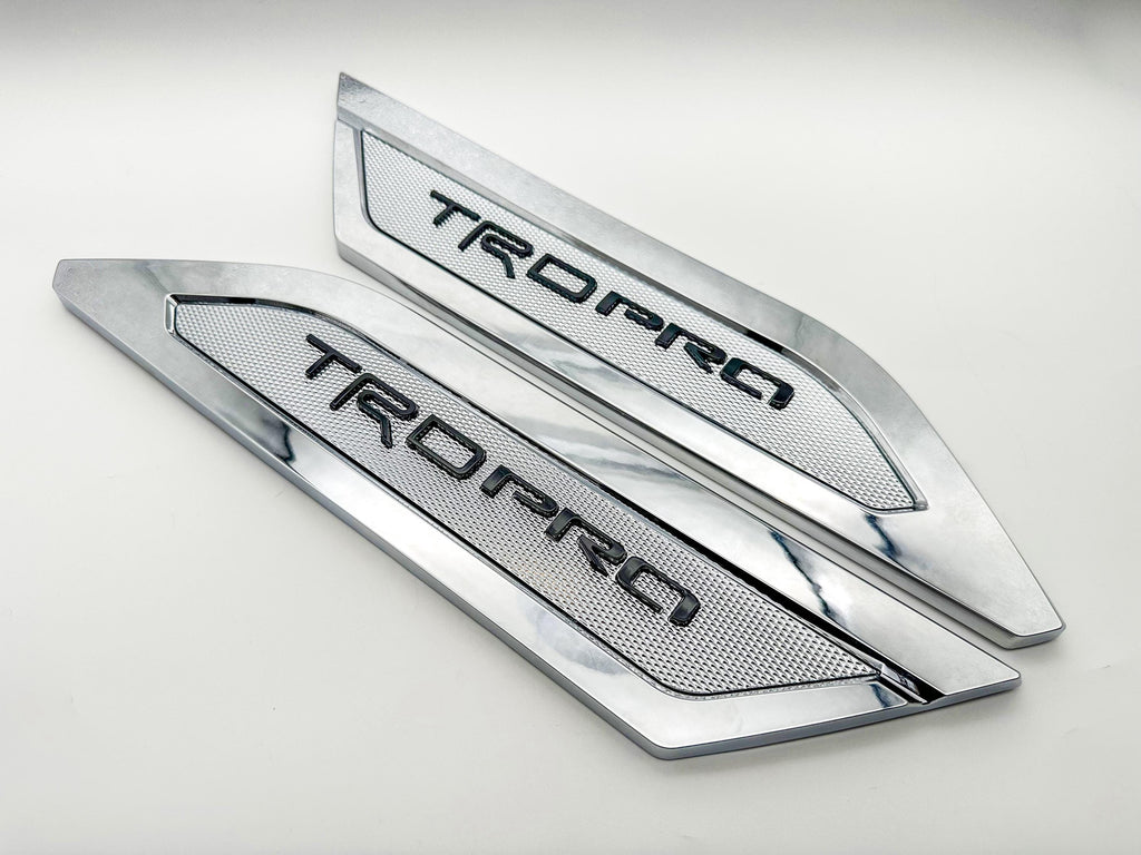 Chrome Door Side Body Molding Trim For 2022-2025 Toyota Tundra TRD PRO