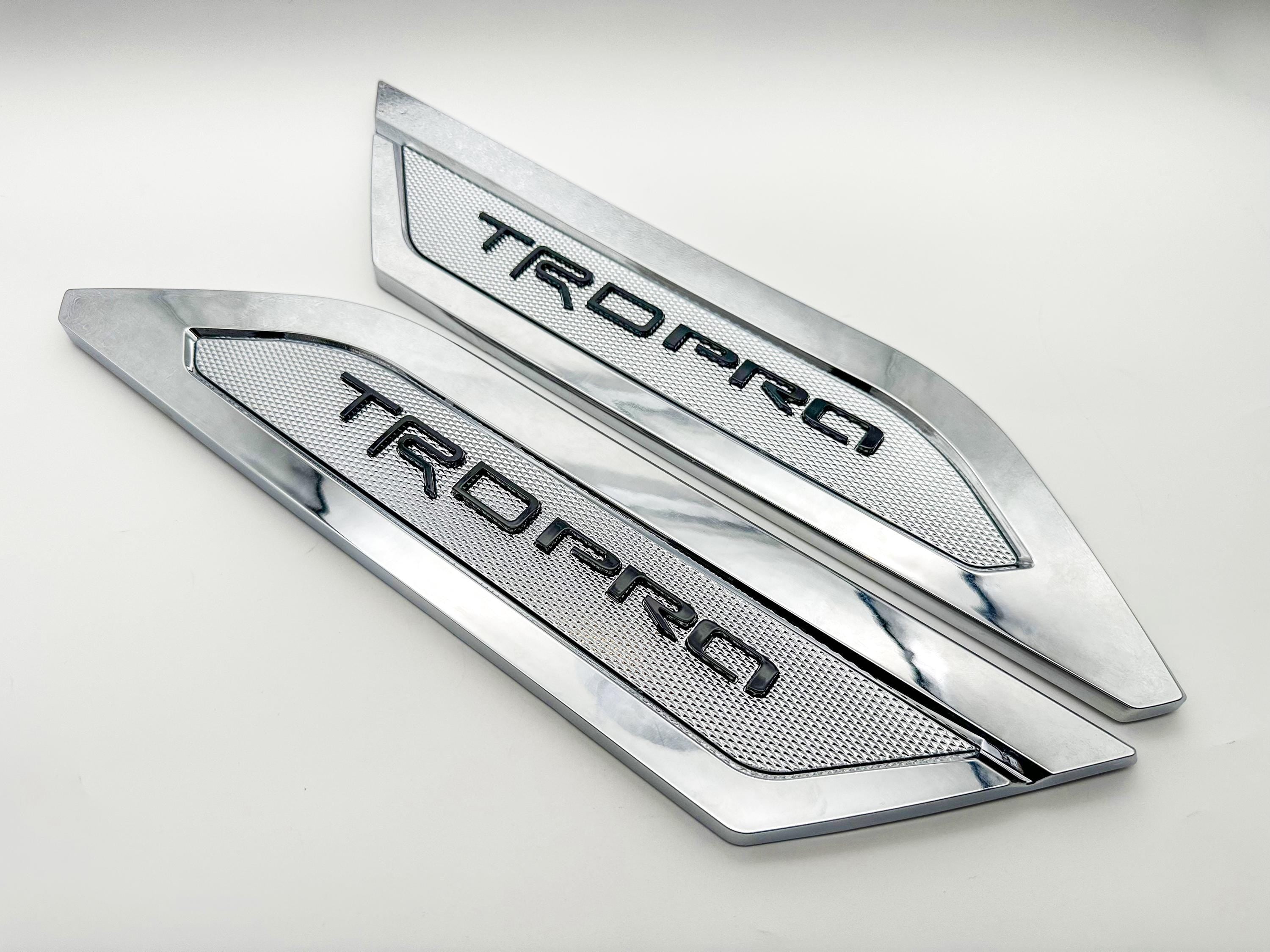 Chrome Door Side Body Molding Trim For 2022-2025 Toyota Tundra TRD PRO