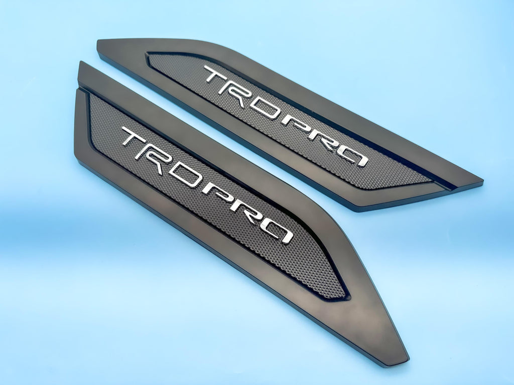 Matte Black Door Side Body Molding Trim For 2022-2025 Toyota Tundra TRD PRO