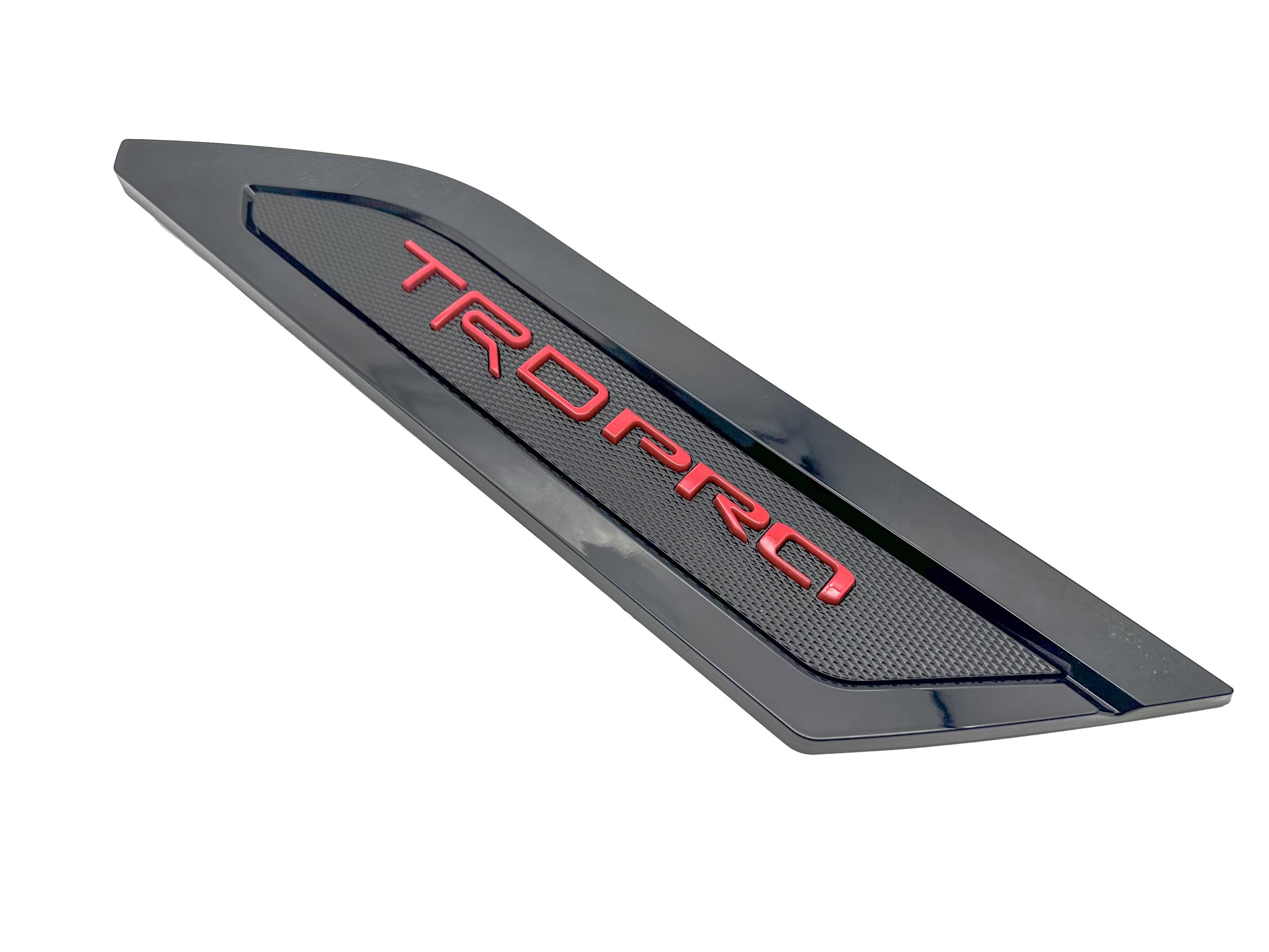 Red with Black Door Side Body Molding Trim For 2022-2025 Toyota Tundra TRD PRO