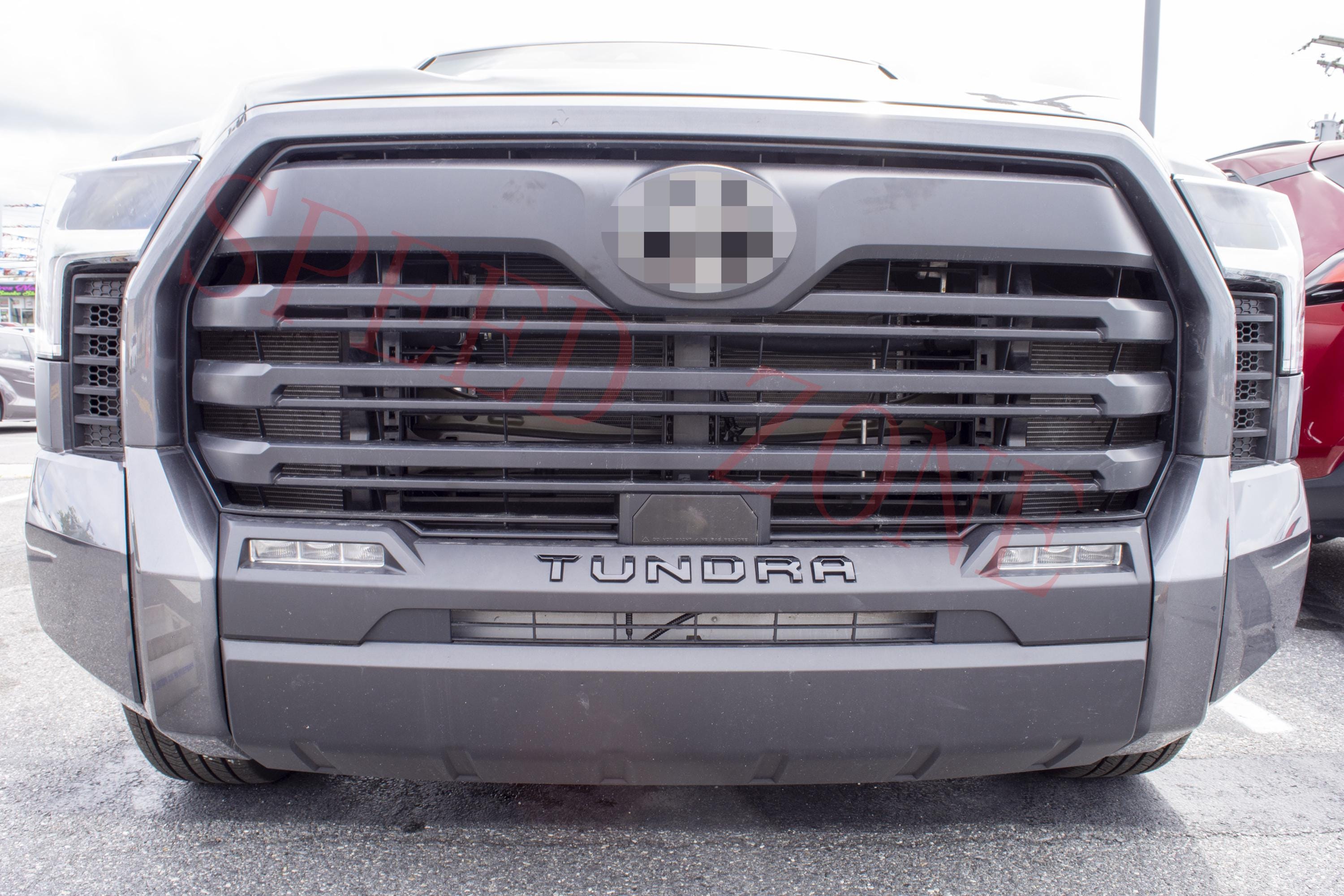 Gloss Black Premium 3D color matched Letters for 2022-2024 Tundra Front Bumper