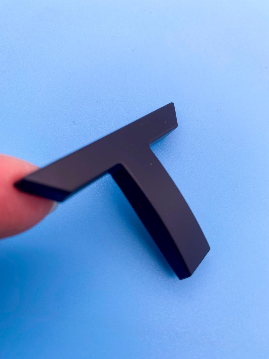 Matte Black Premium 3D color matched Letters for 2022-2024 Tundra Front Bumper