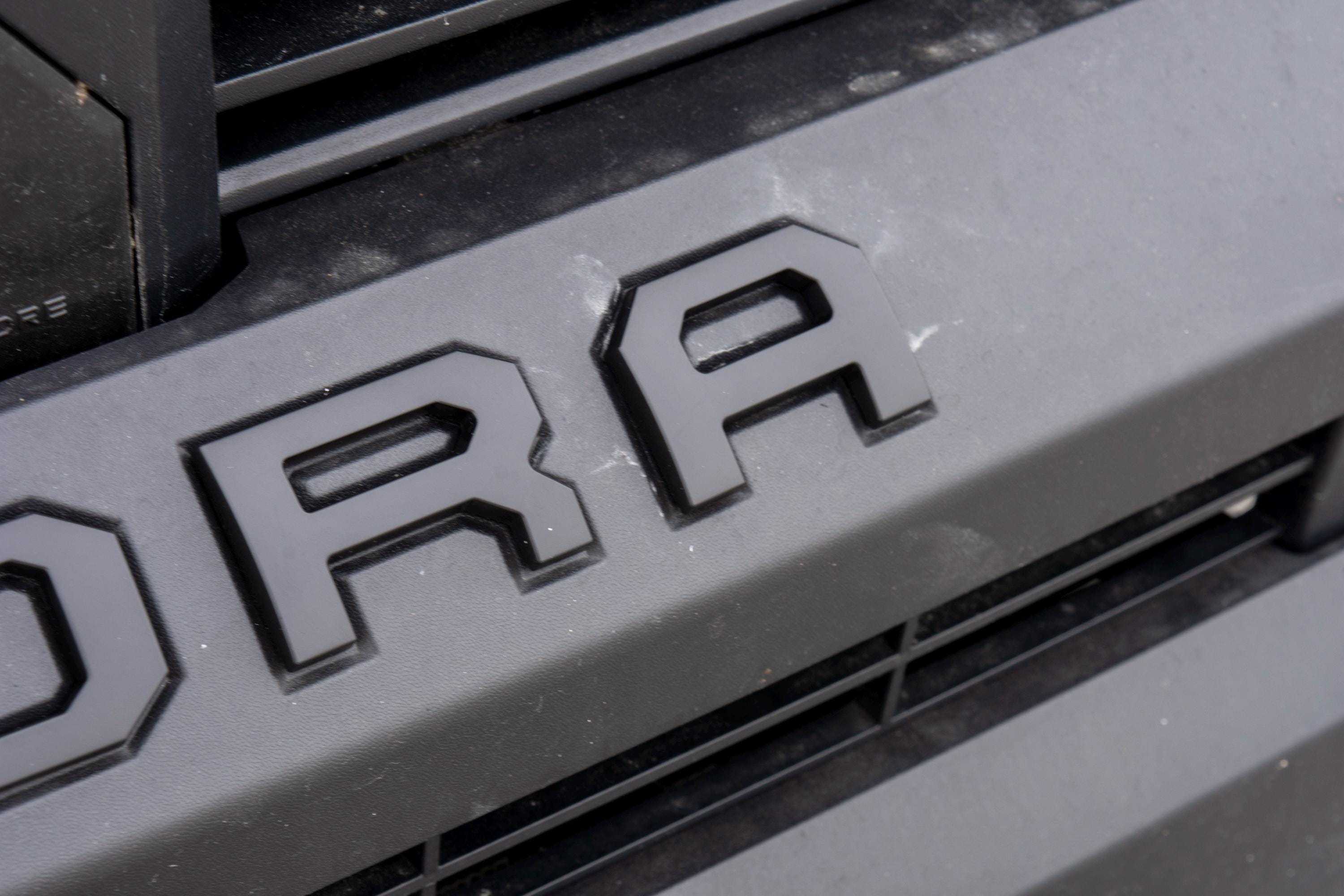 Matte Black Premium 3D color matched Letters for 2022-2024 Tundra Front Bumper