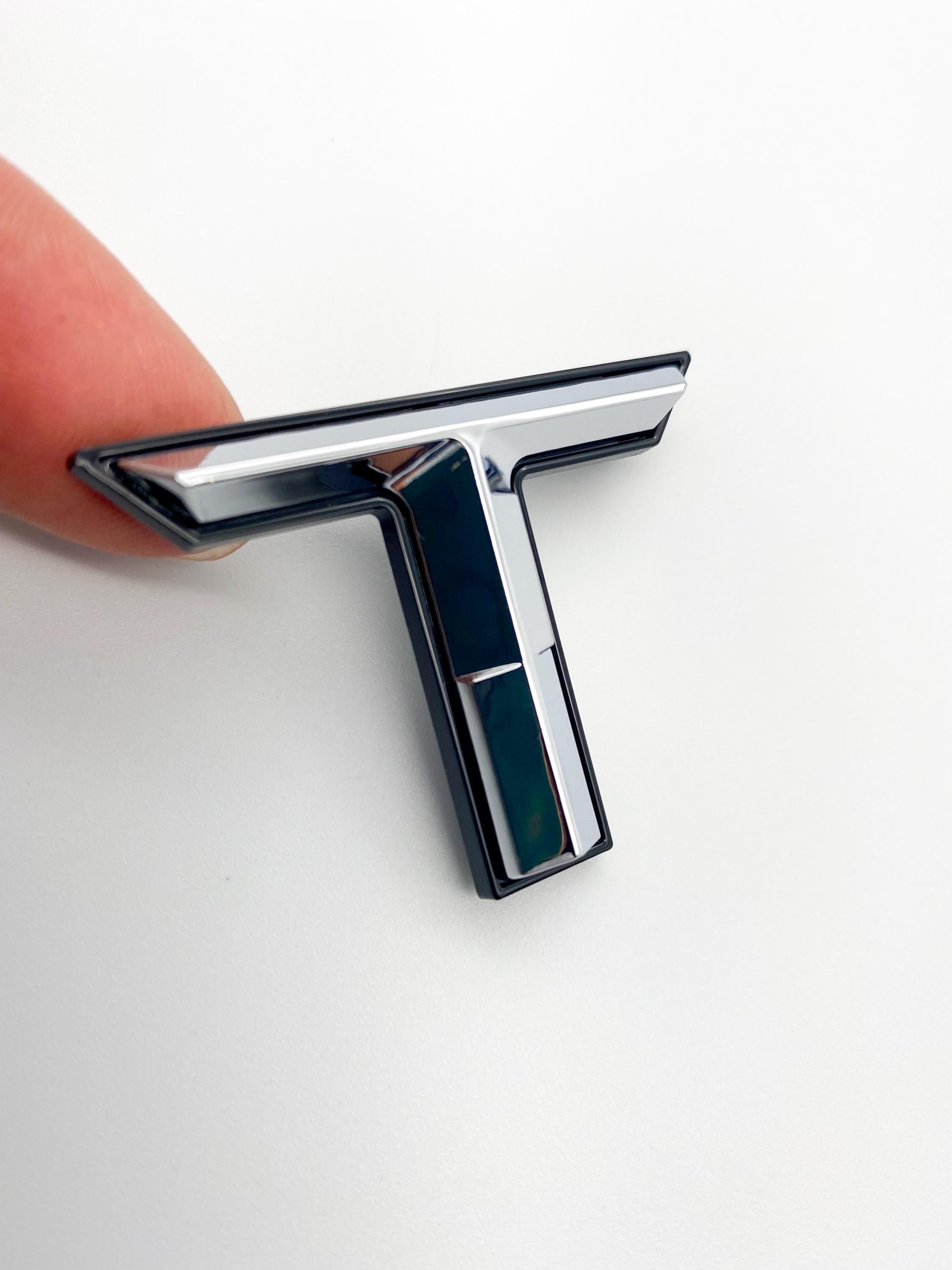 Chrome with Black outline Premium 3D color matched Letters for 2022-2024 Tundra Front Bumper