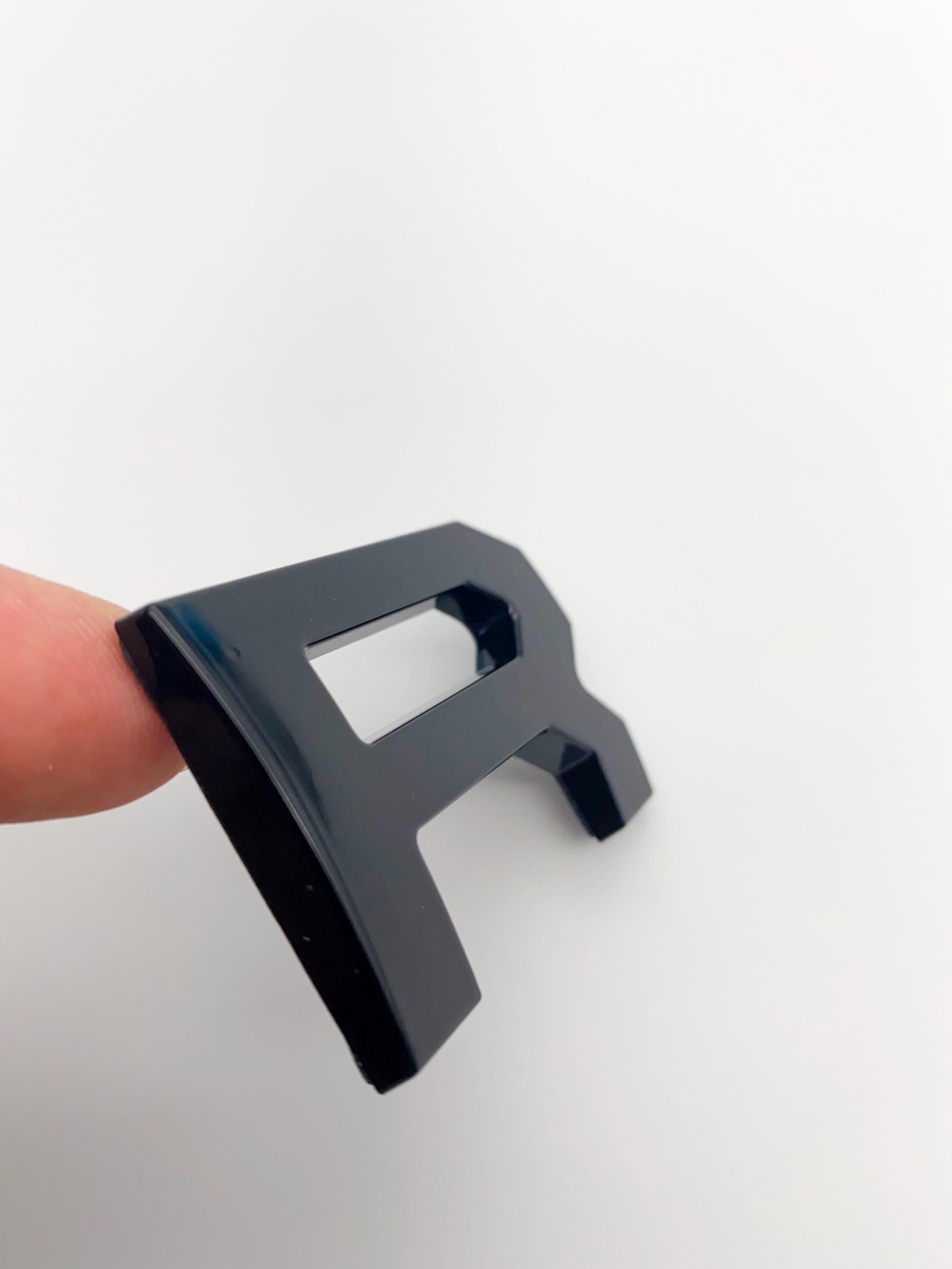 Gloss Black Premium 3D color matched Letters for 2022-2024 Tundra Front Bumper