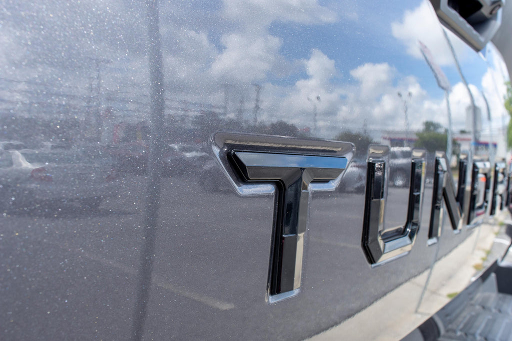 Gloss Black Premium 3D color matched Letters for 2022-2024 Tundra Front Bumper