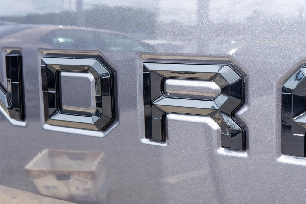 Gloss Black Premium 3D color matched Letters for 2022-2024 Tundra Front Bumper